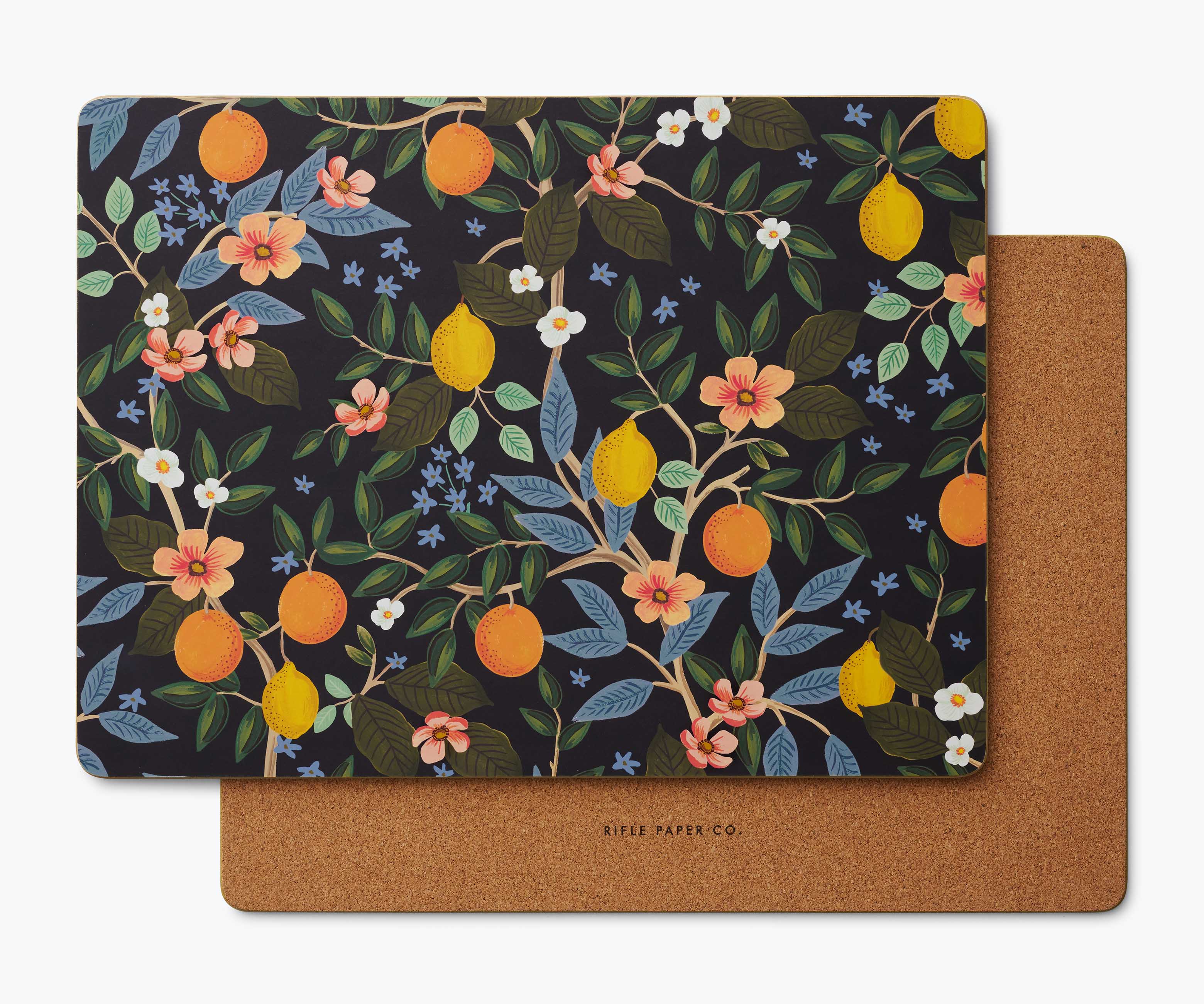 Cork Placemats - Citrus Grove