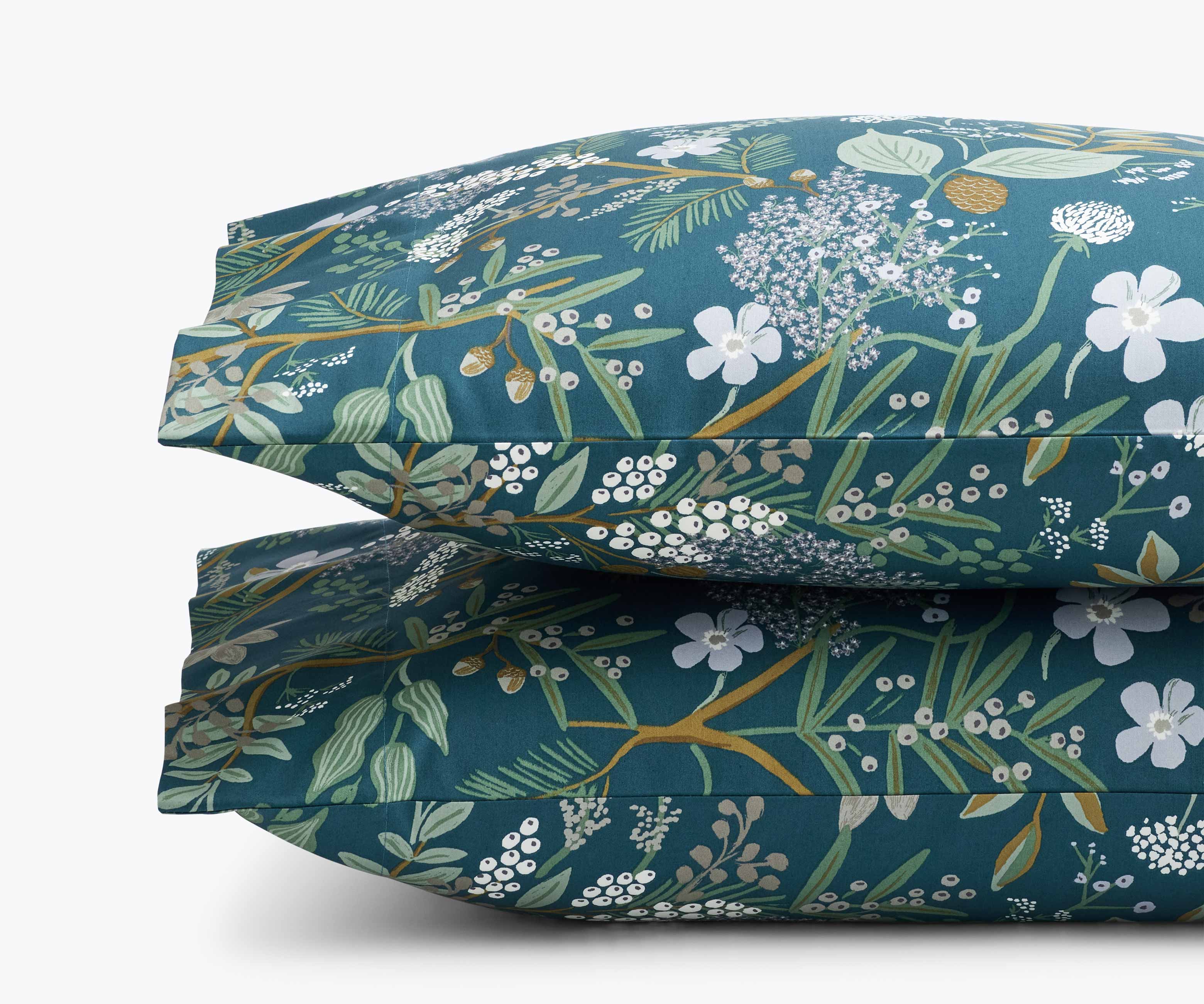 Sateen Pillowcases - Juniper Forest