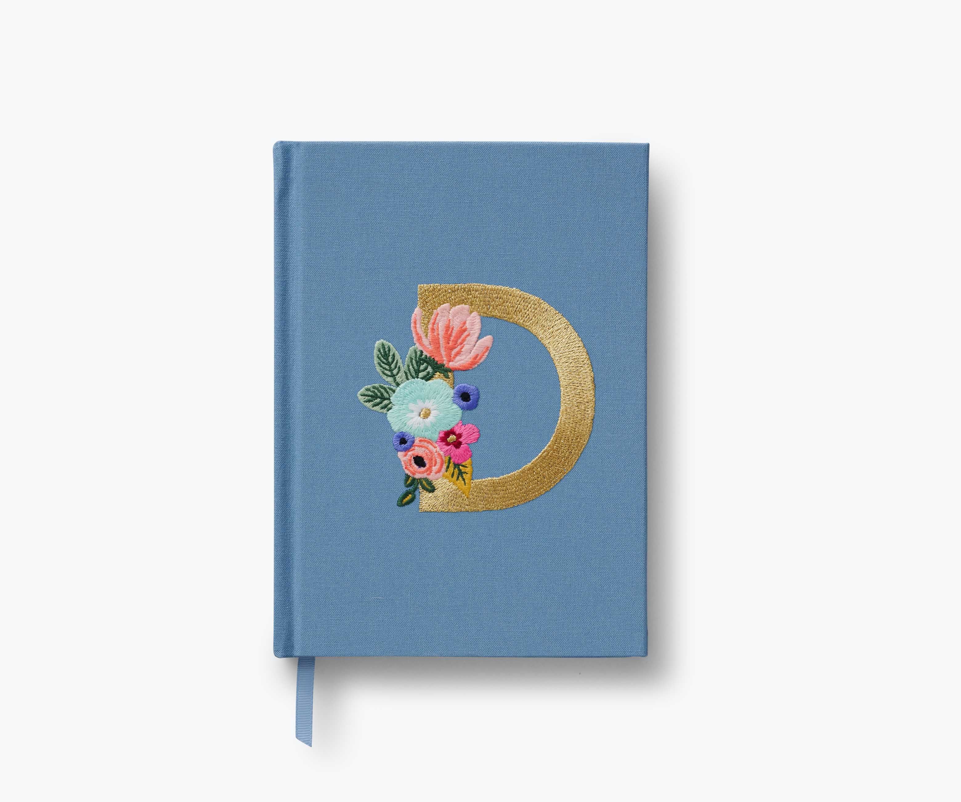 Embroidered Monogram Journal