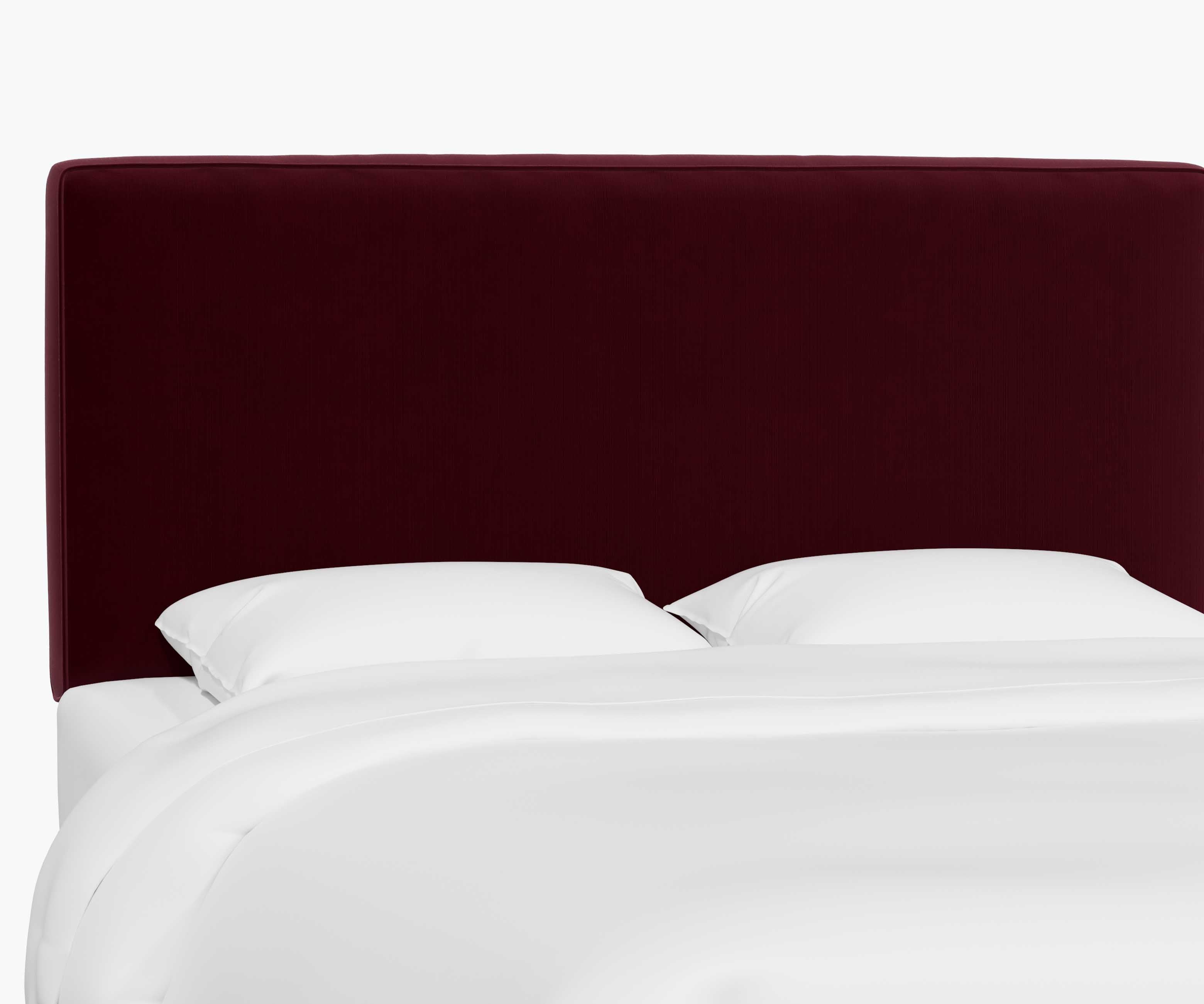 Elly Headboard - Plum Velvet