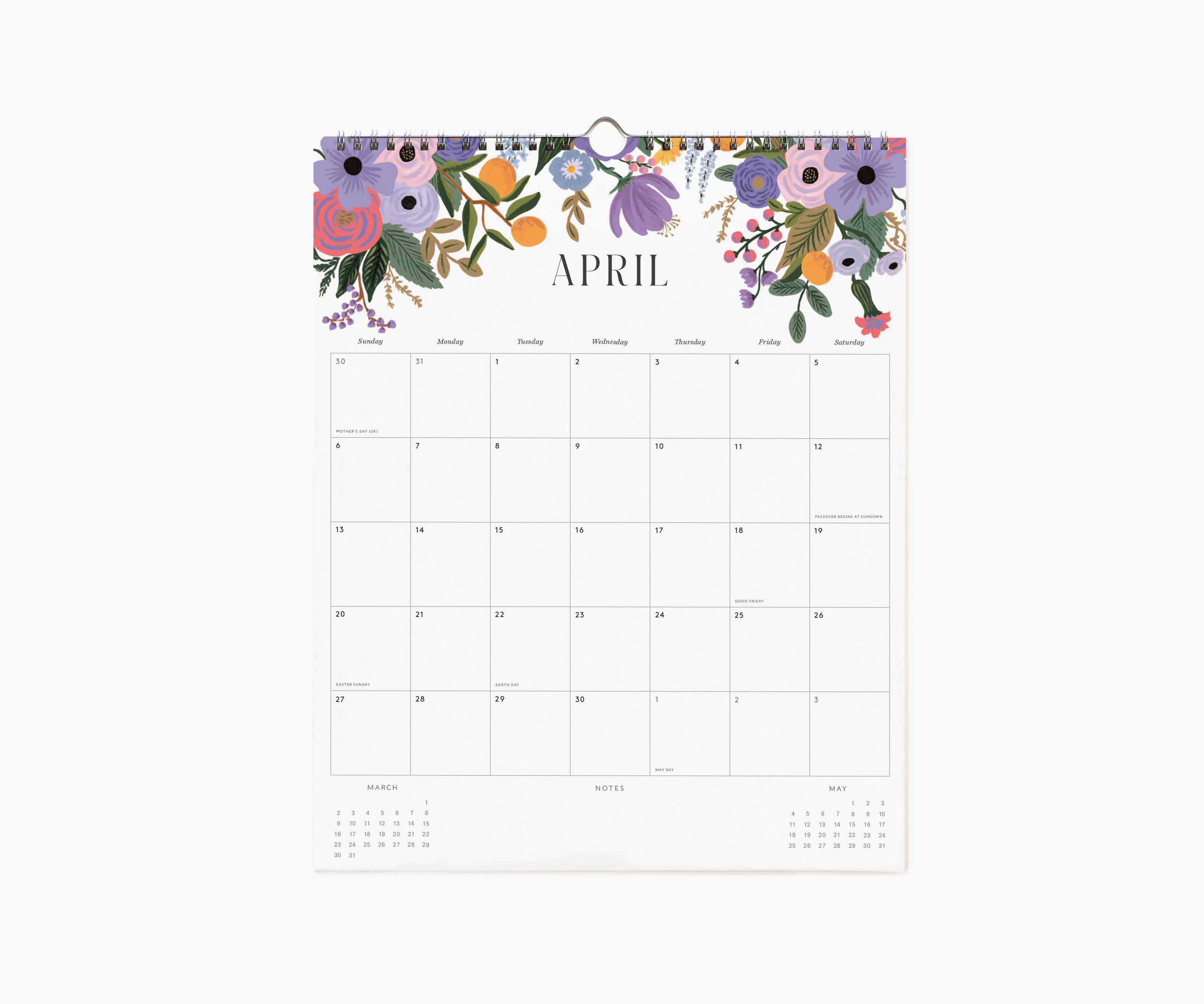 2025 Appointment Calendar - Roses