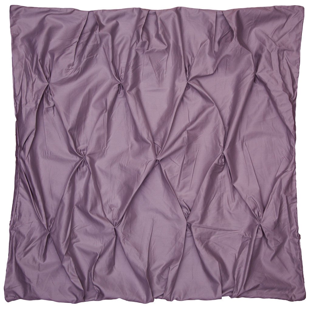 Plum Purple Valencia Pintuck Euro Sham