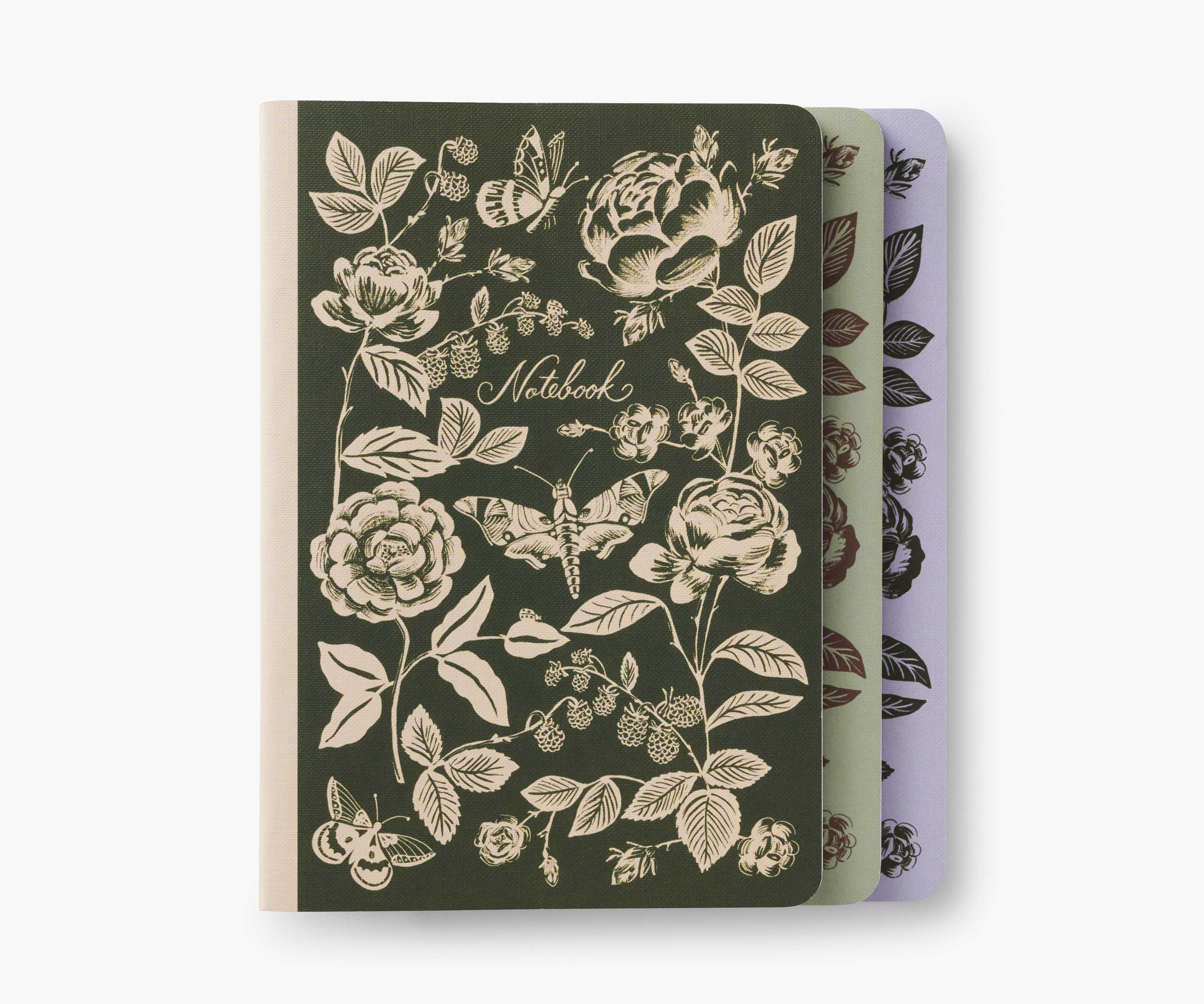 Stitched Notebook Set - English Rose