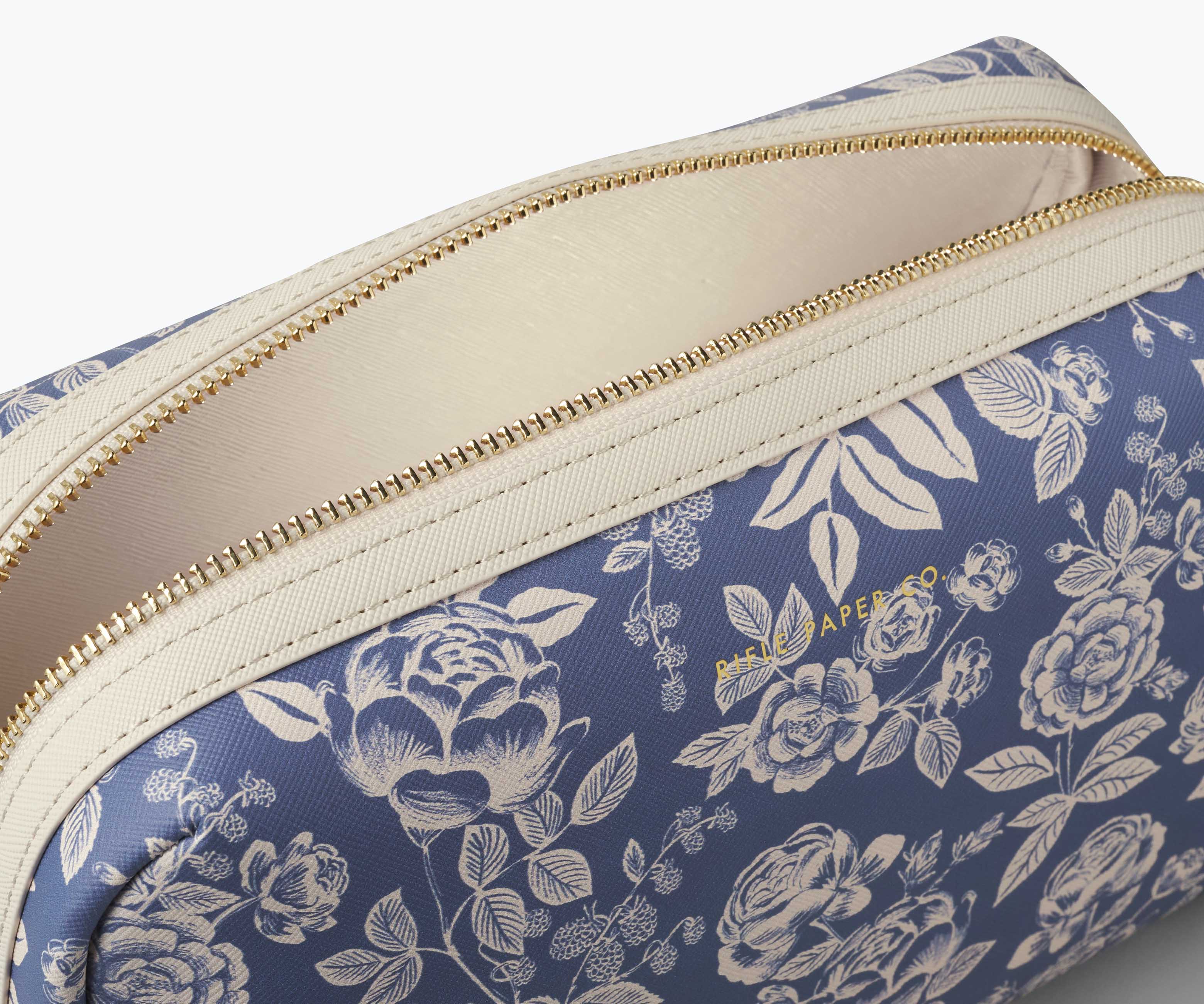 Large Cosmetic Pouch - English Rose