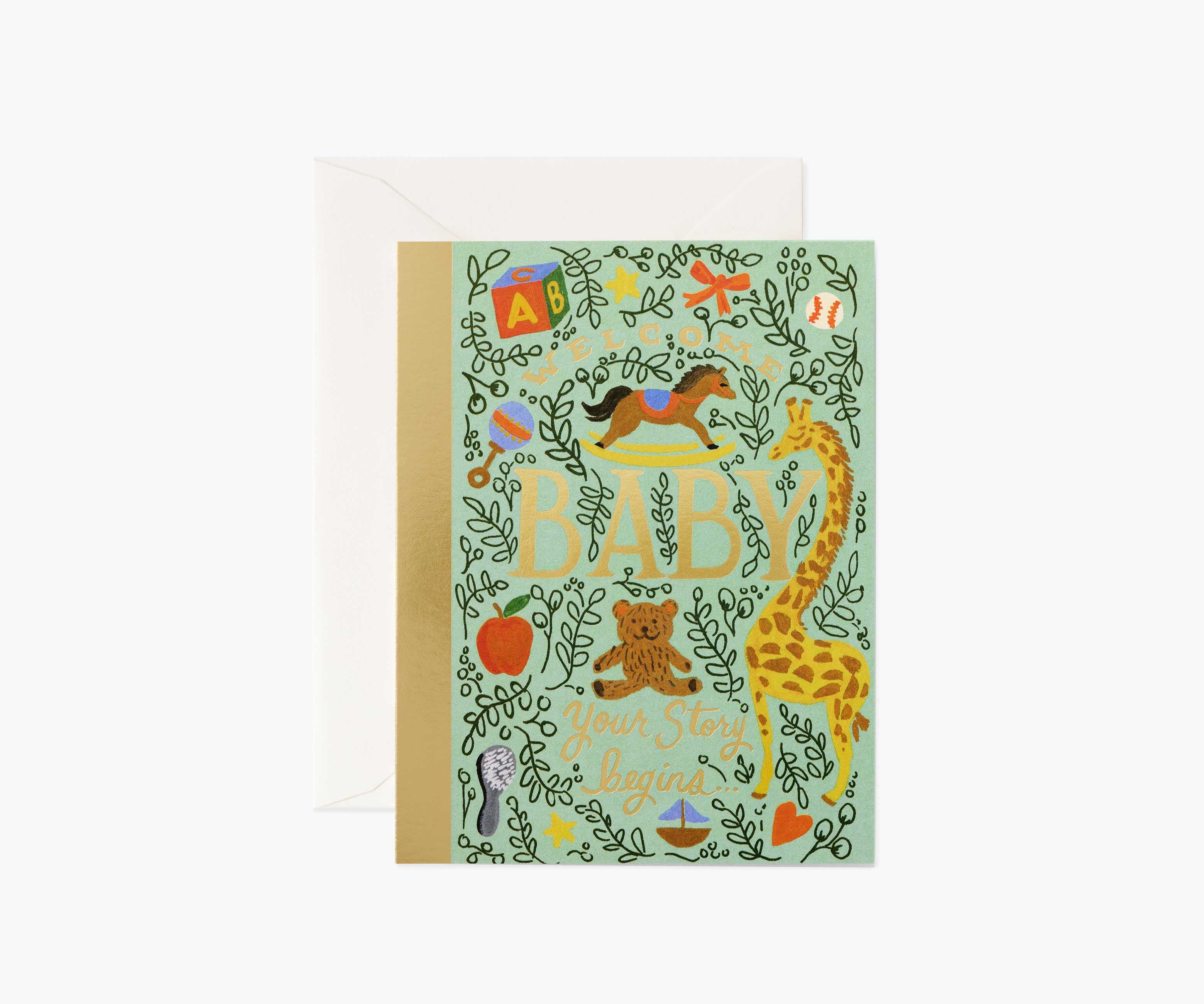 Storybook Baby Greeting Card