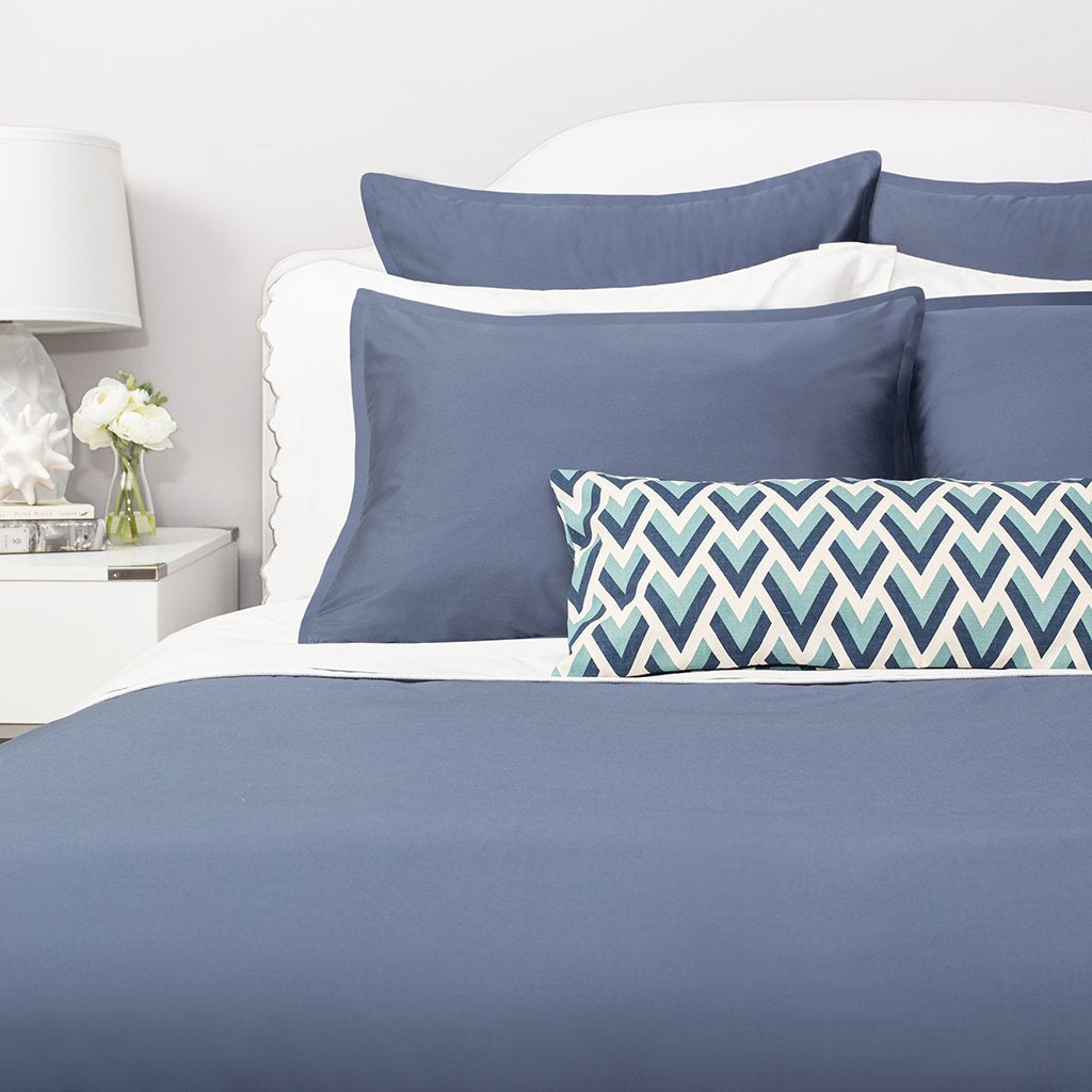 Slate Blue Hayes Nova Duvet Cover