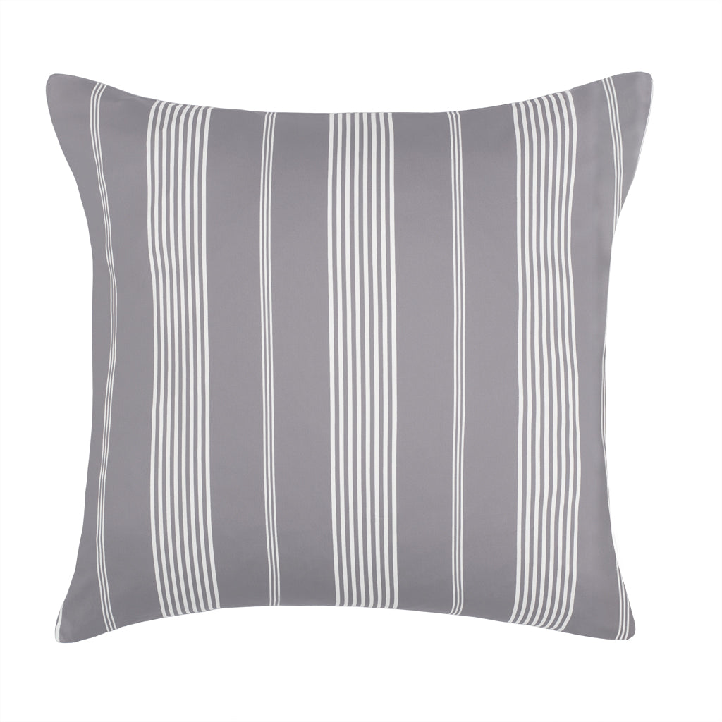 Seaport Grey Square Throw Pillow