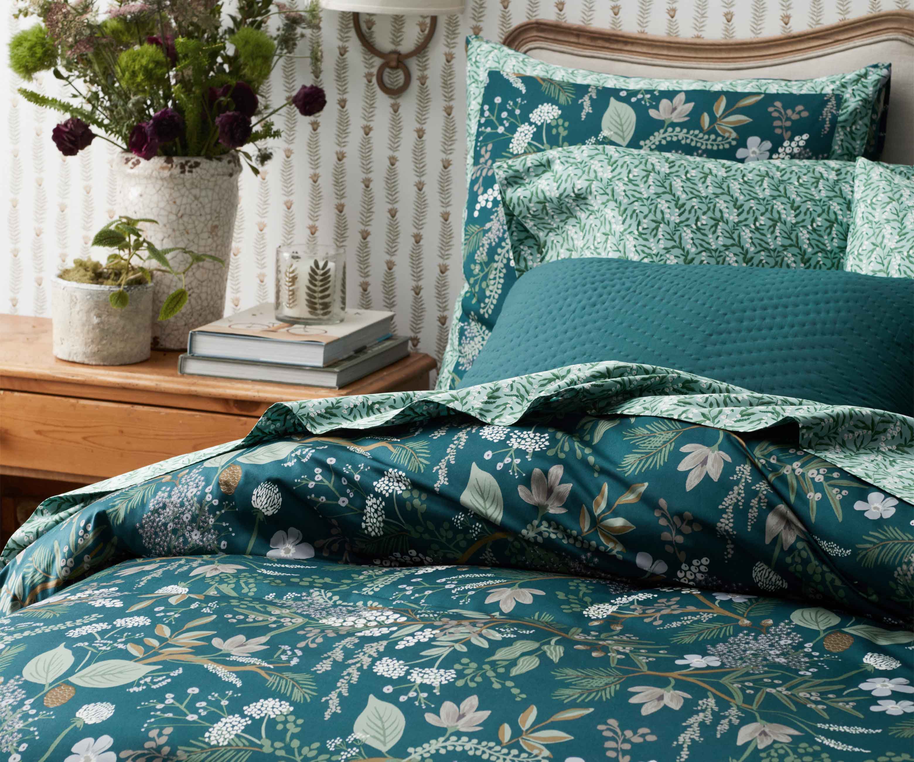 Sateen Comforter - Juniper Forest