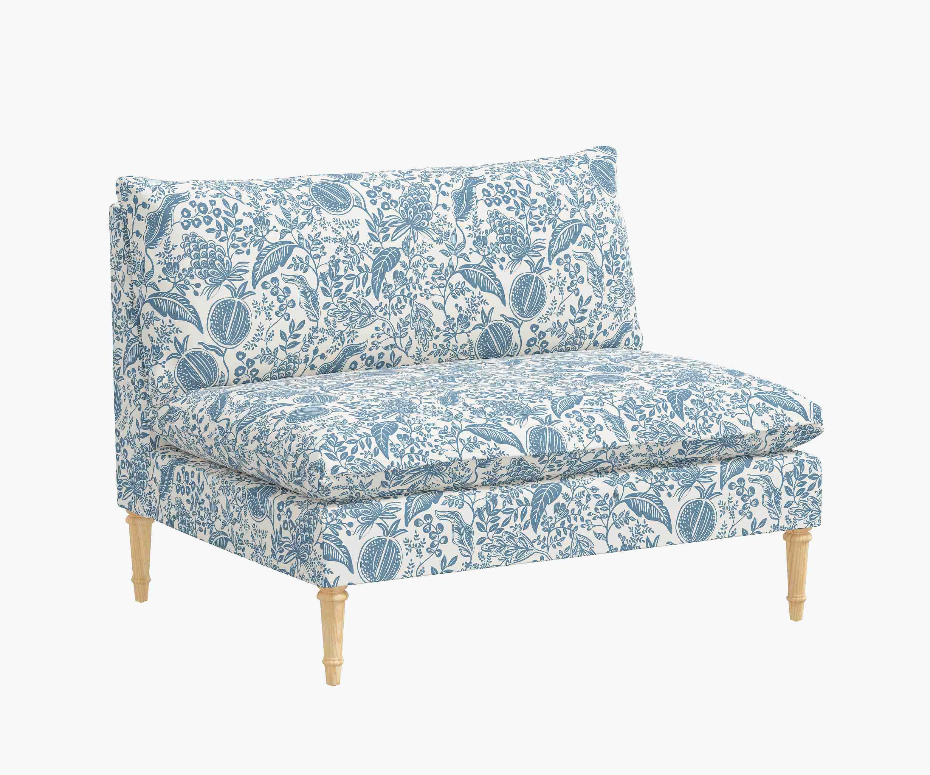 Louie Settee - Pomegranate