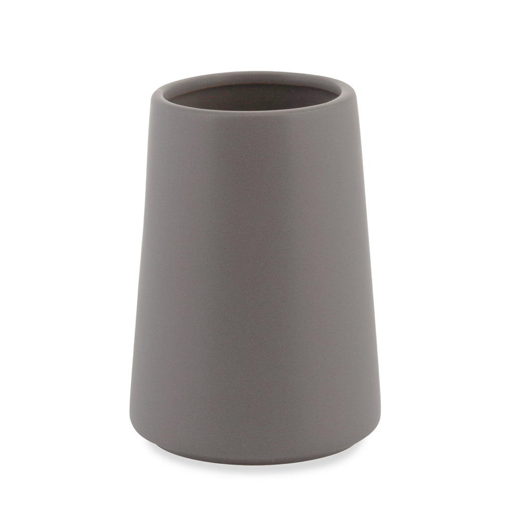 The Modern Matte Dark Grey Ceramic Bath Accessories