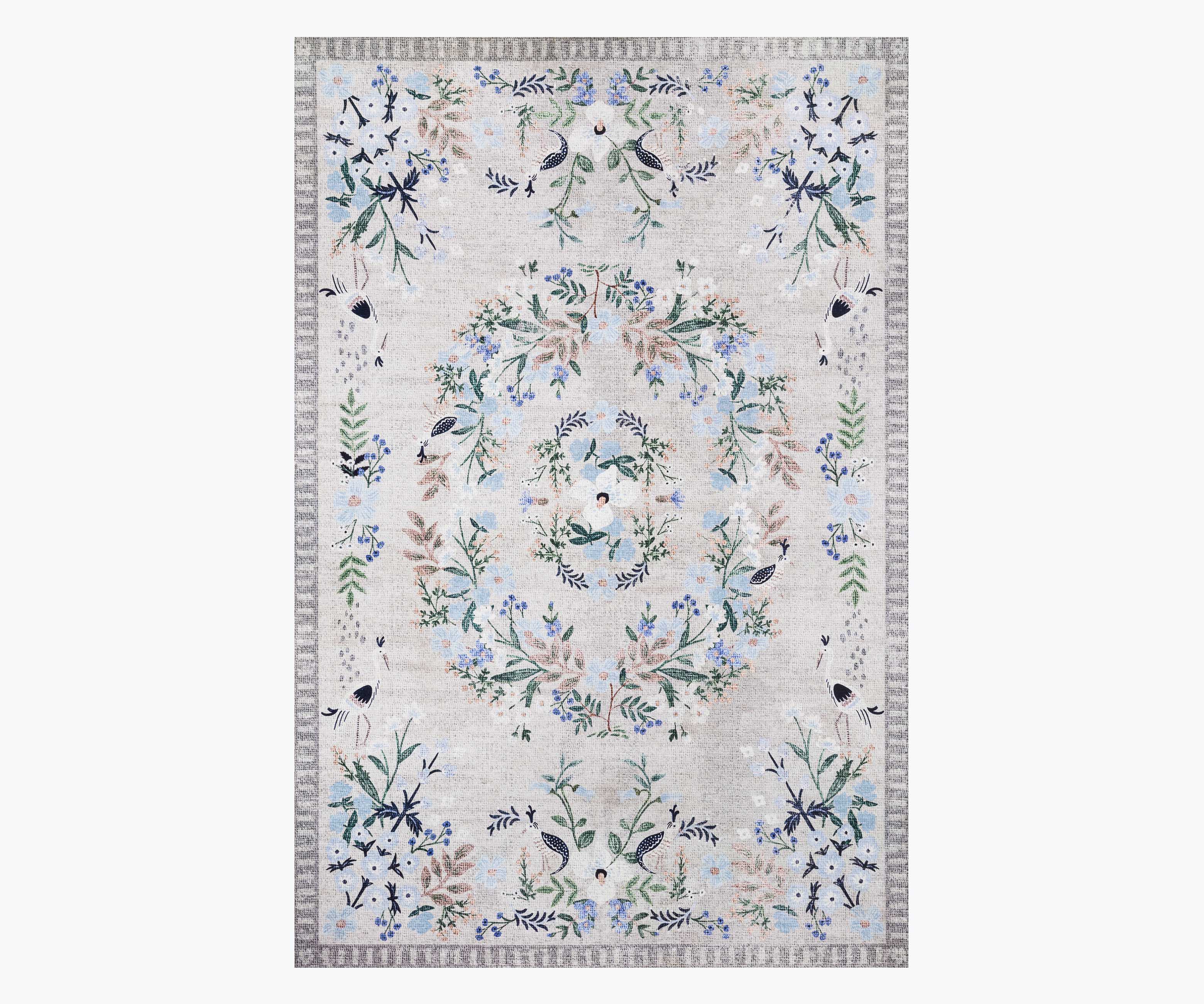 Palais Luxembourg Printed Rug - Stone