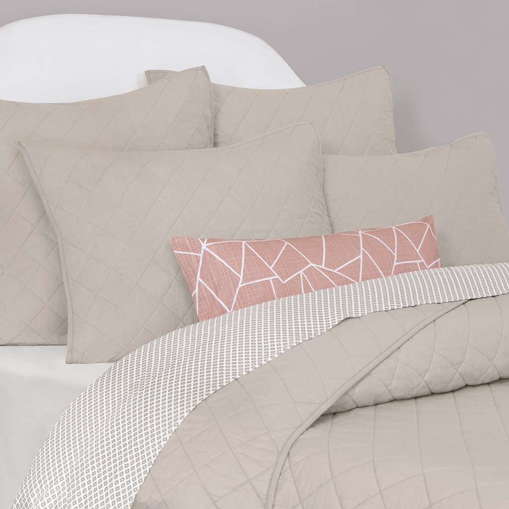 Pink Graphic Throw Pillow