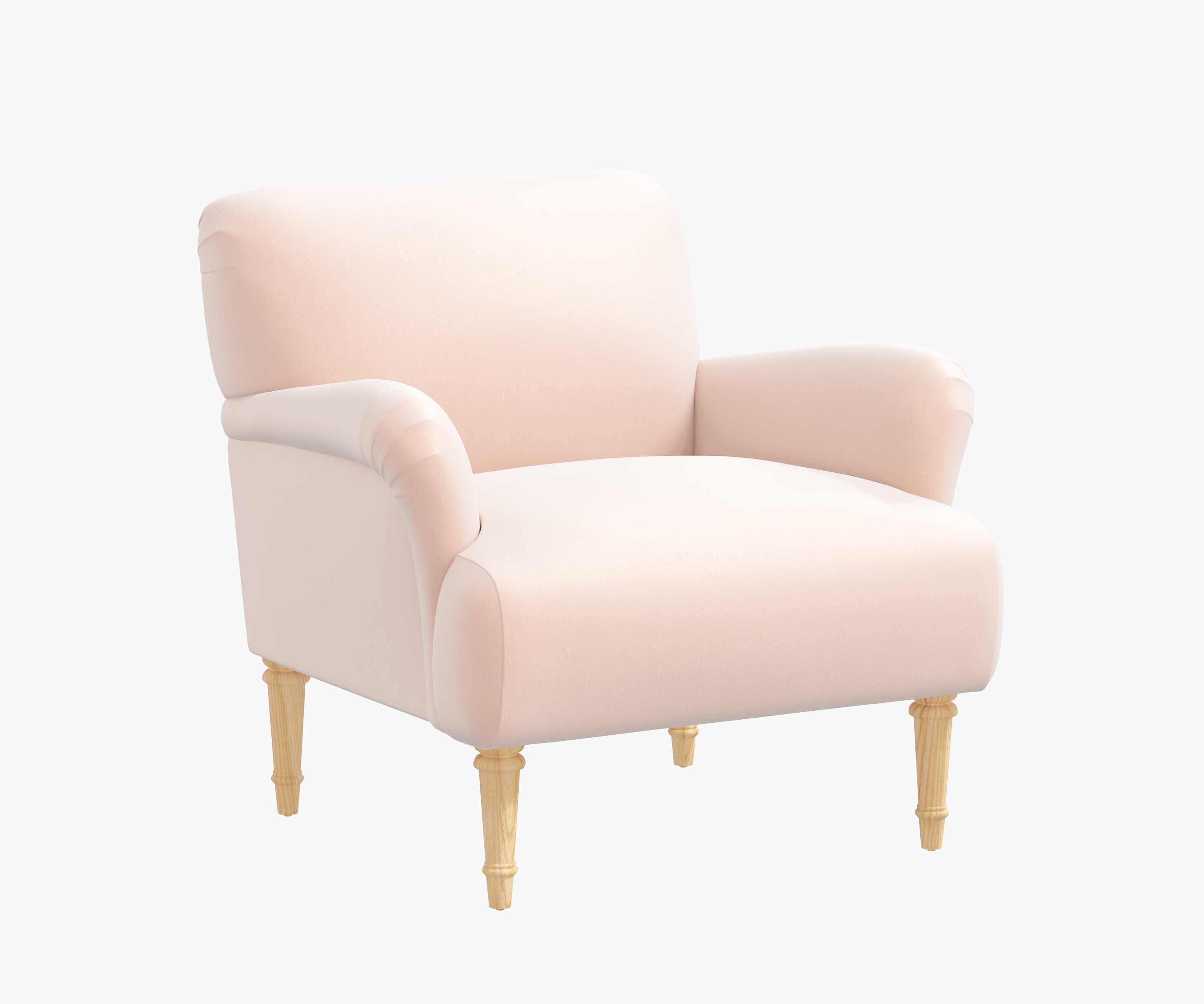 Bristol Armchair - Blush Velvet