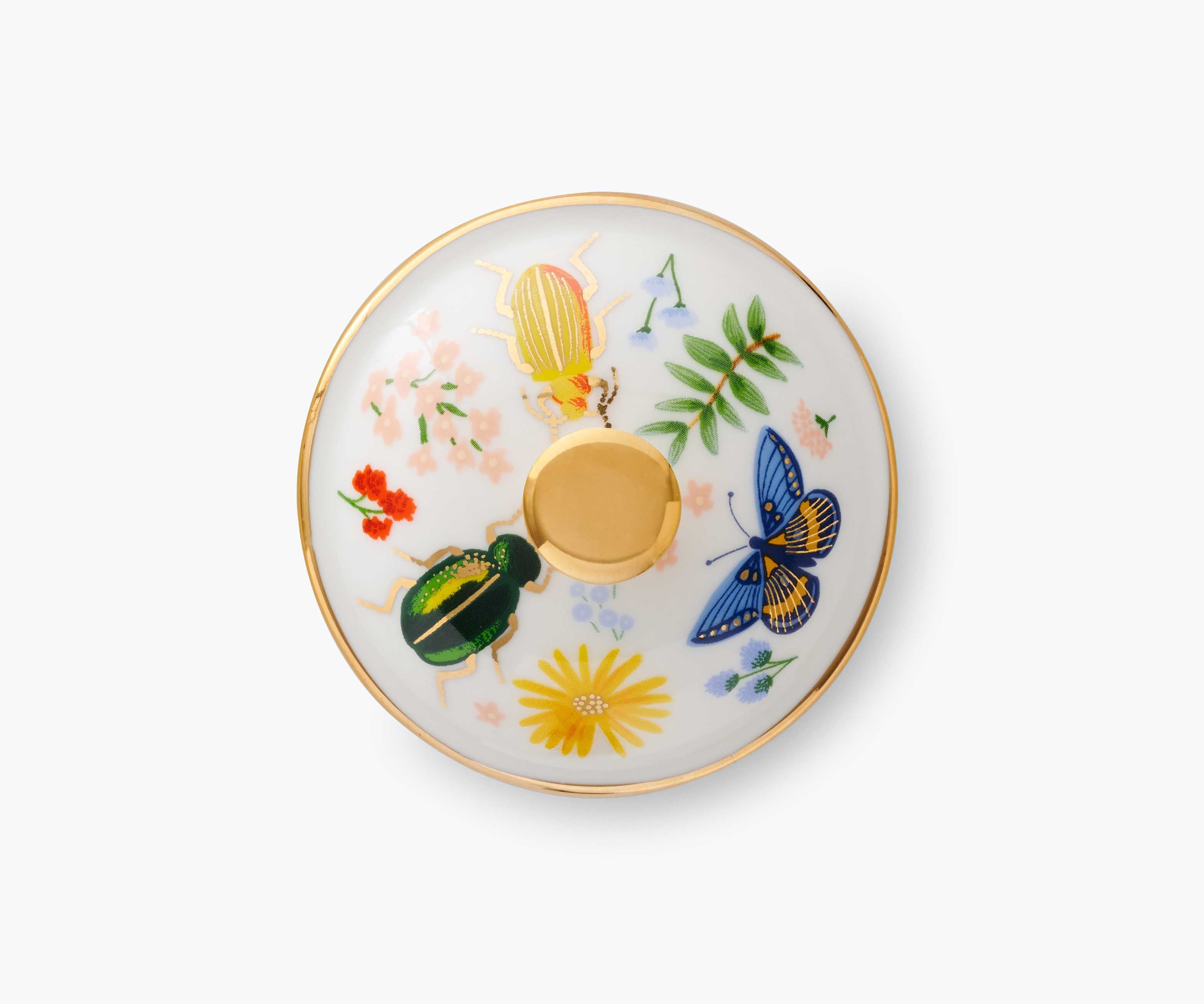 Round Porcelain Box - Curio