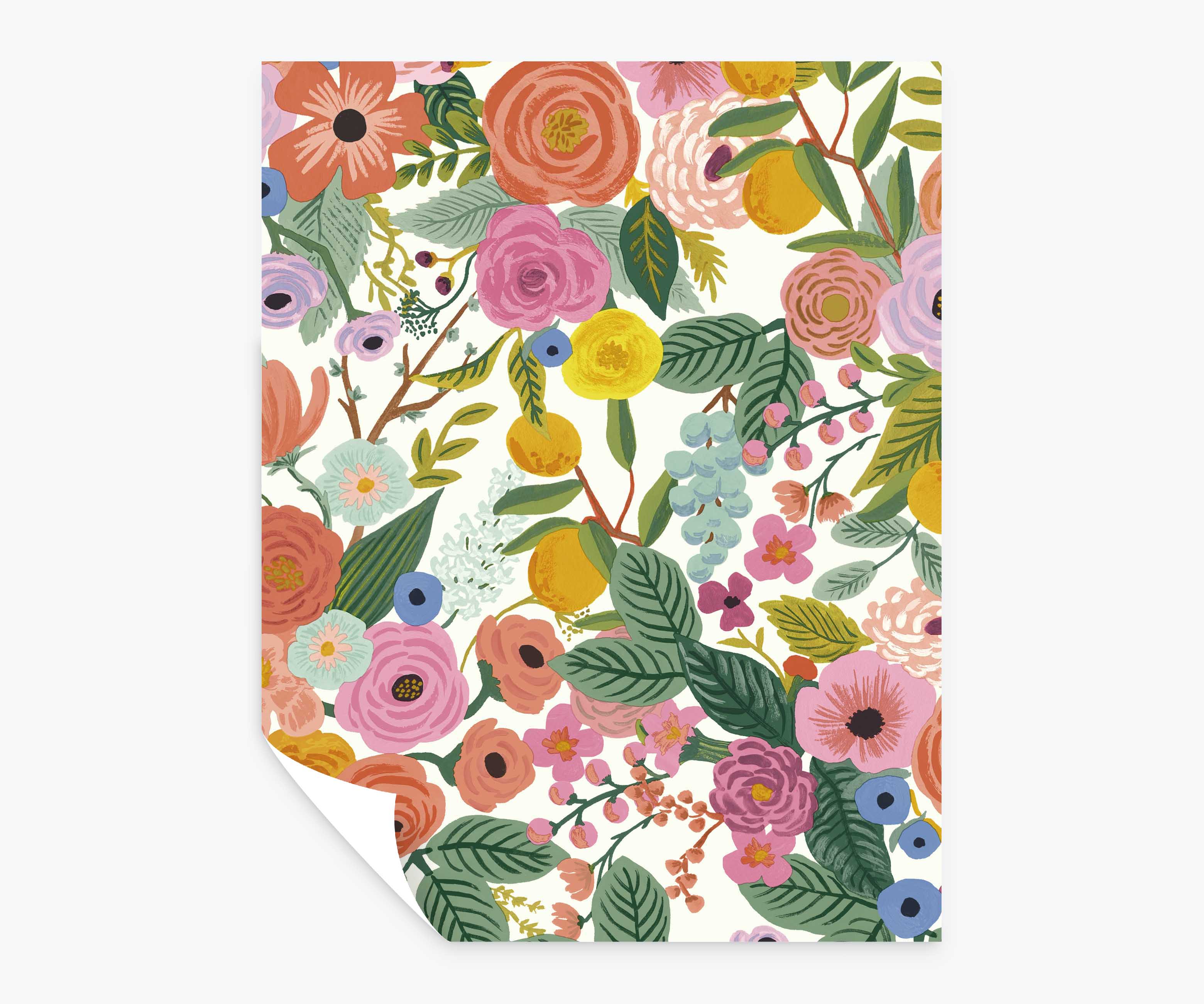 Garden Party Peel & Stick Wallpaper Sample - Rose Multi