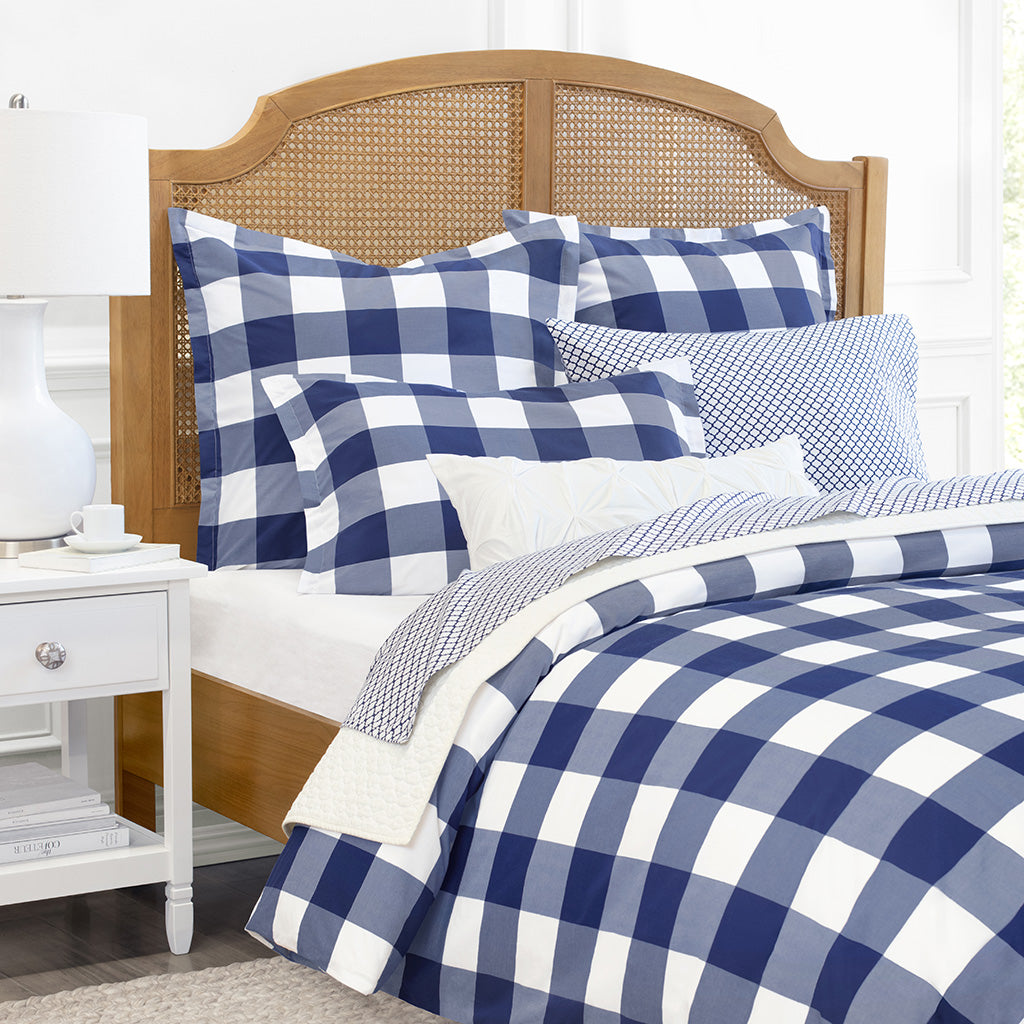 Dakota Navy Blue Duvet Cover