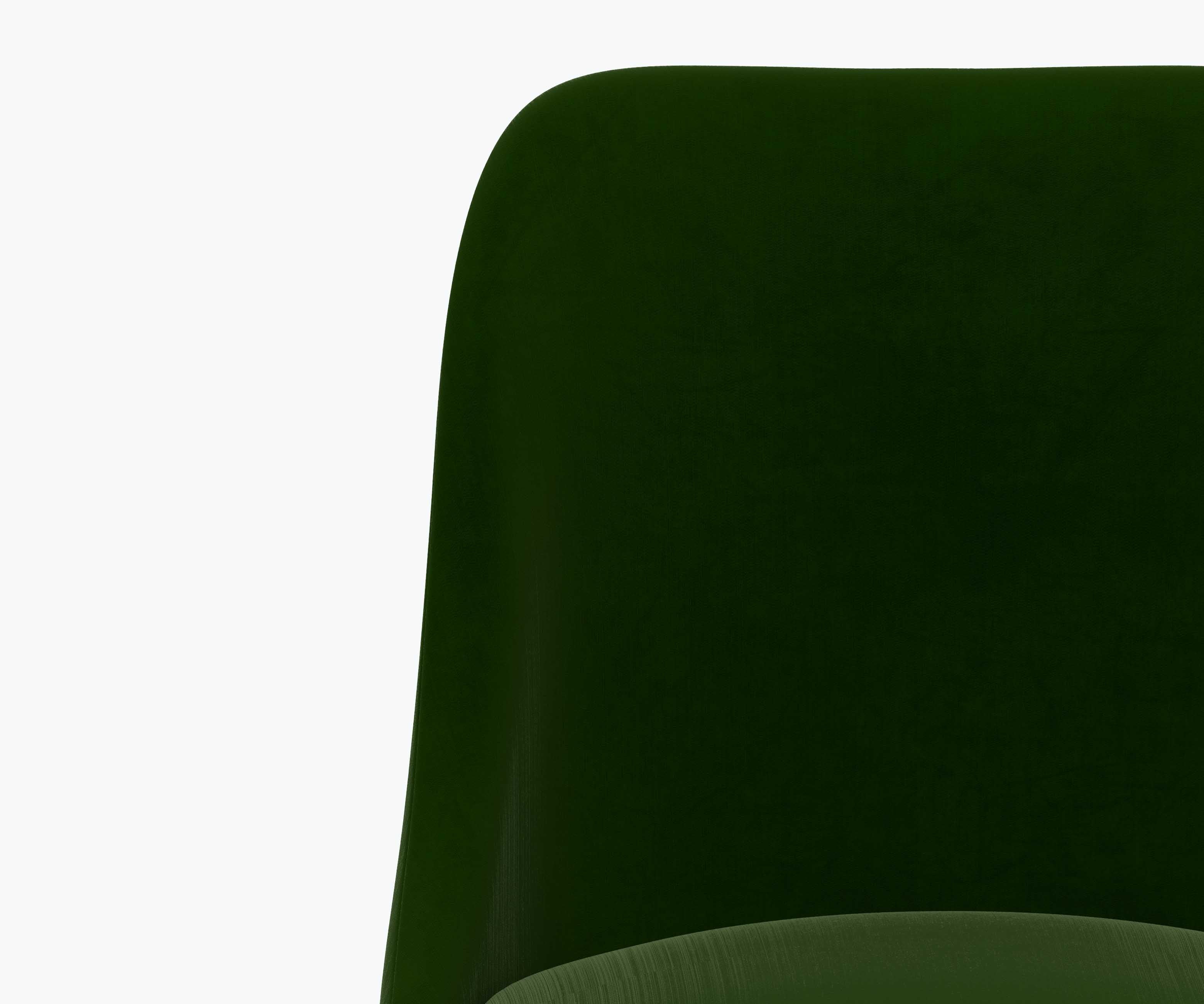 Oxford Desk Chair - Emerald Velvet