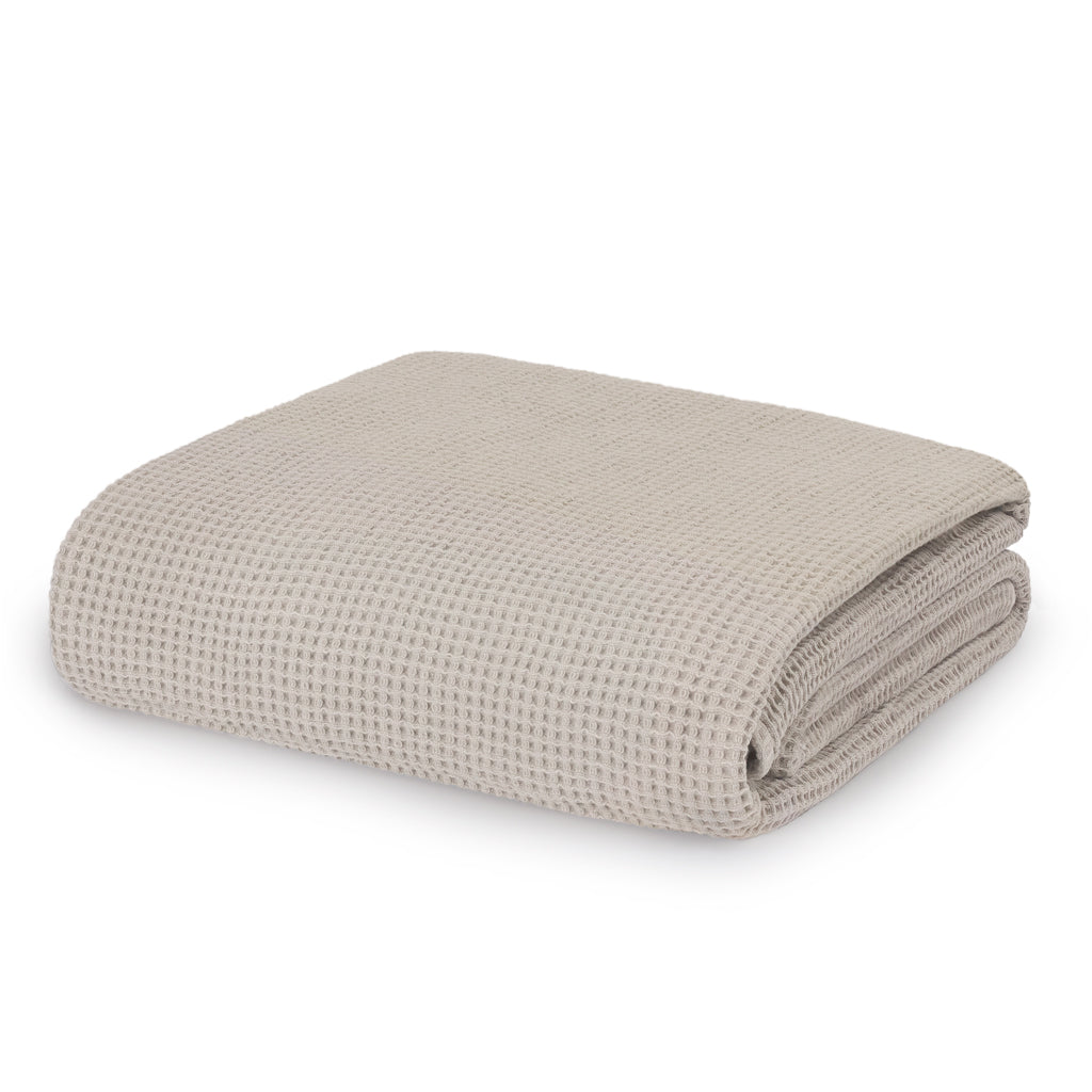 The Light Grey Waffle Blanket