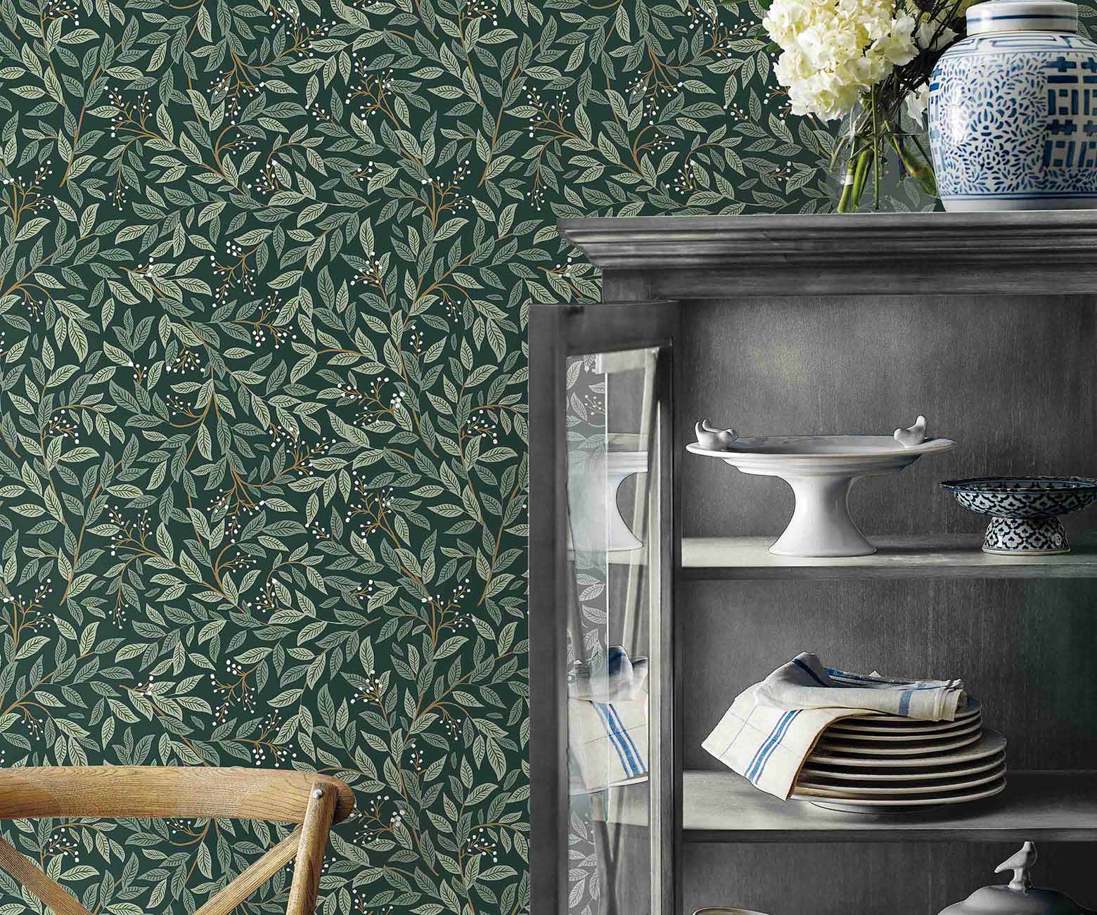 Willowberry Peel & Stick Wallpaper - Emerald