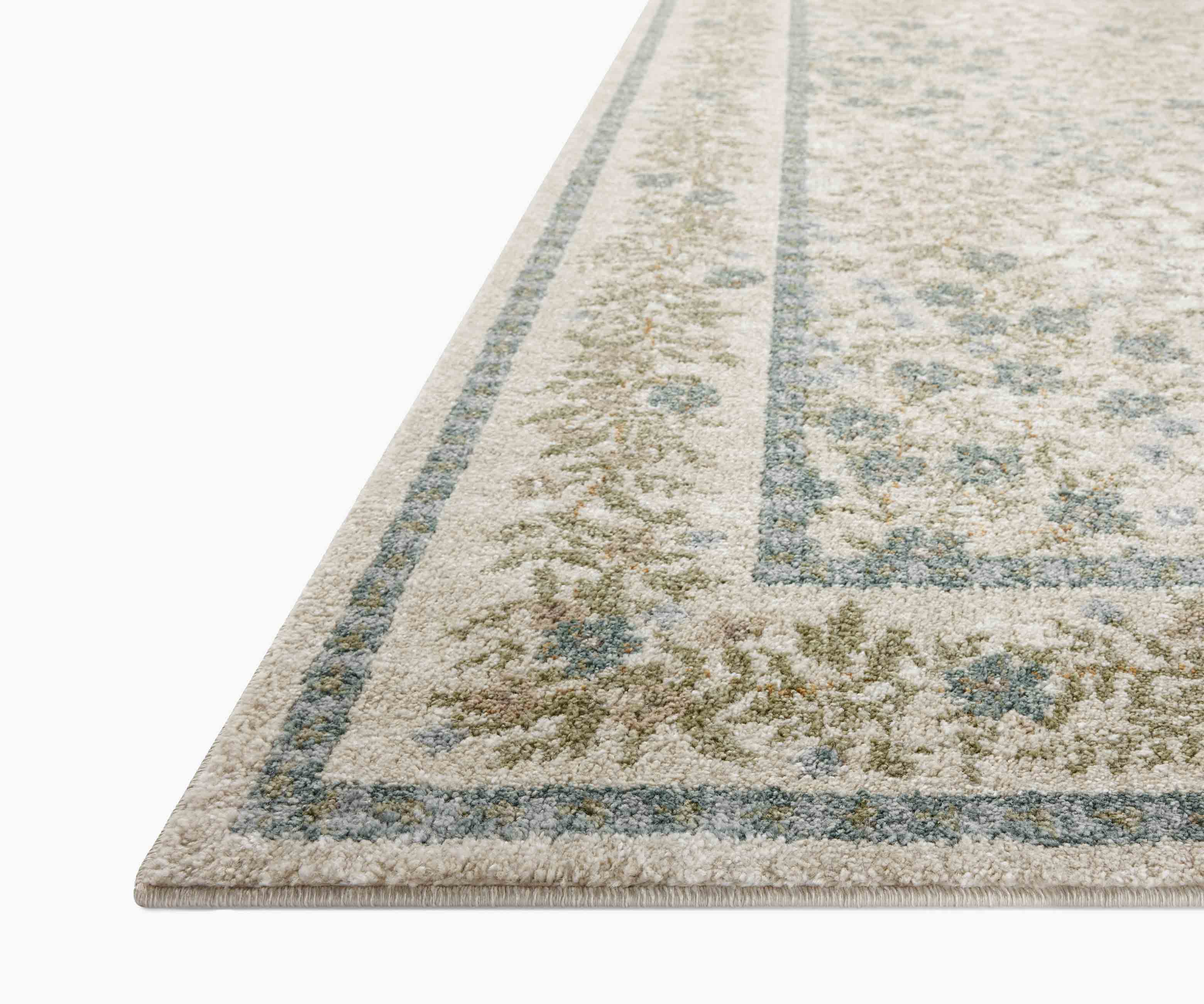 Laurel Wildwood Garden Power Loomed Rug - Cream