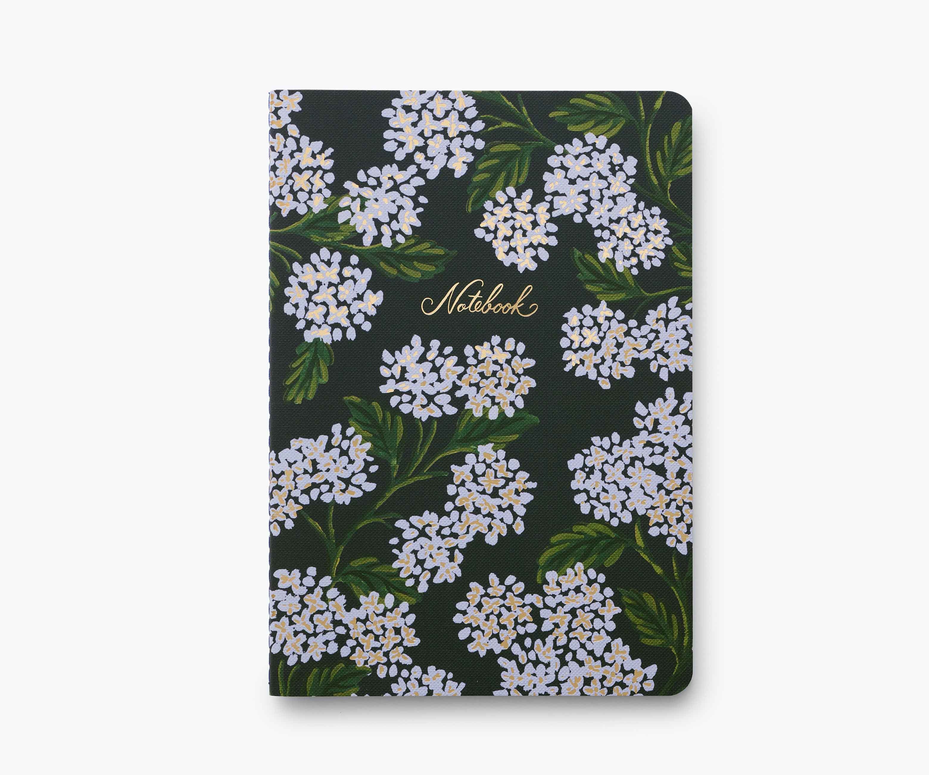 Stitched Notebook Set - Hydrangea