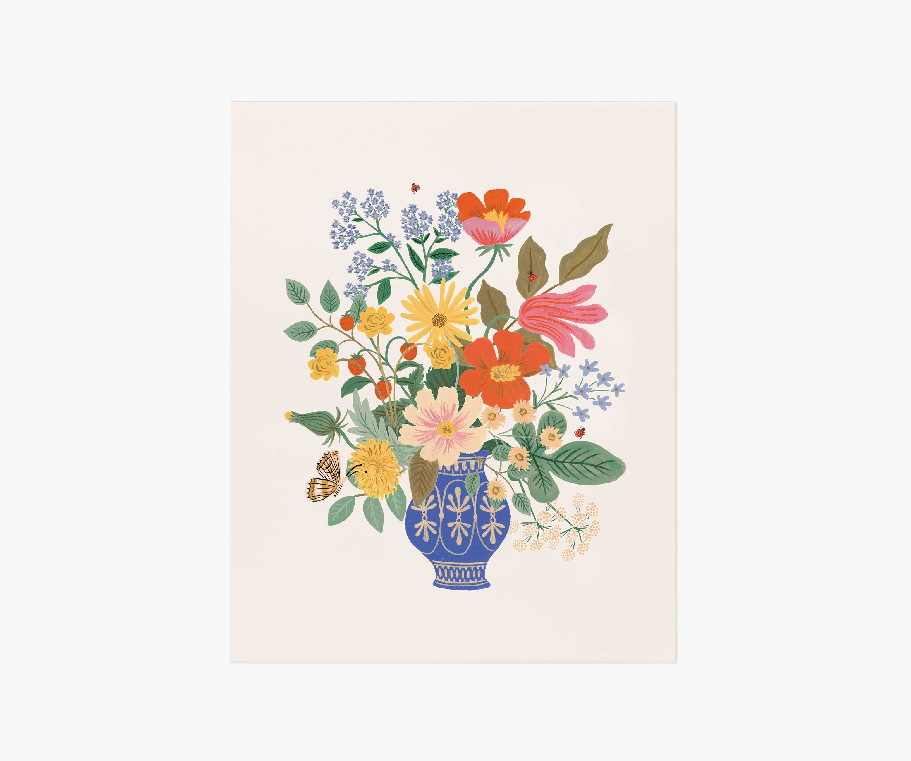 Strawberry Fields Bouquet Art Print