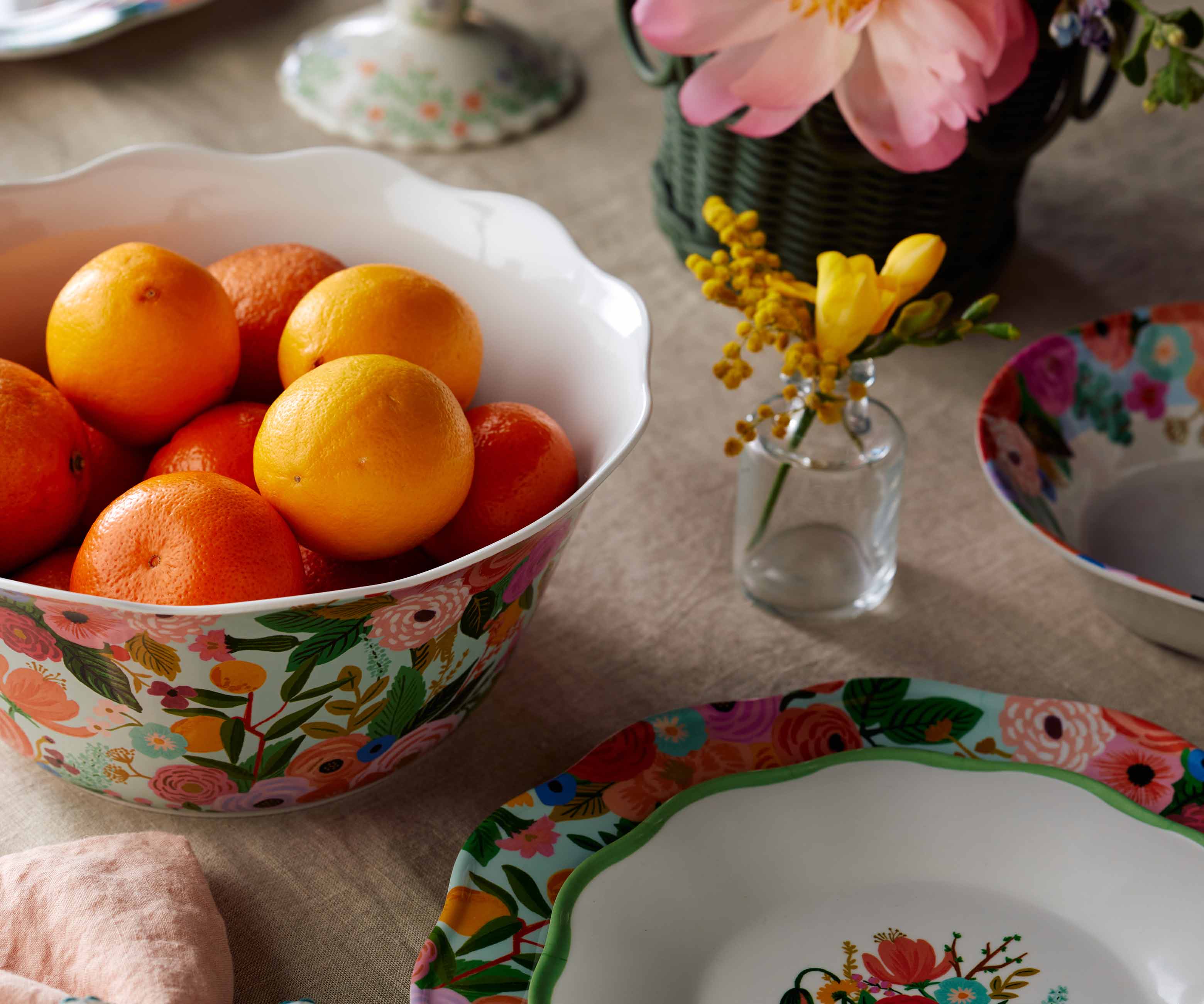 Melamine Serving Bowl - Garden Party