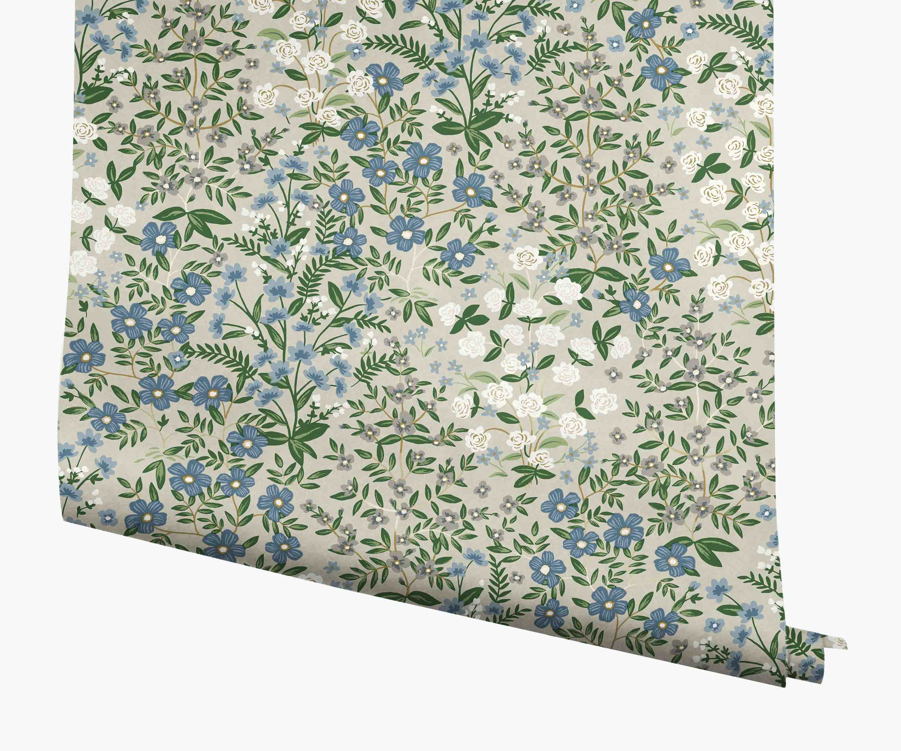 Wildwood Garden Wallpaper - Linen