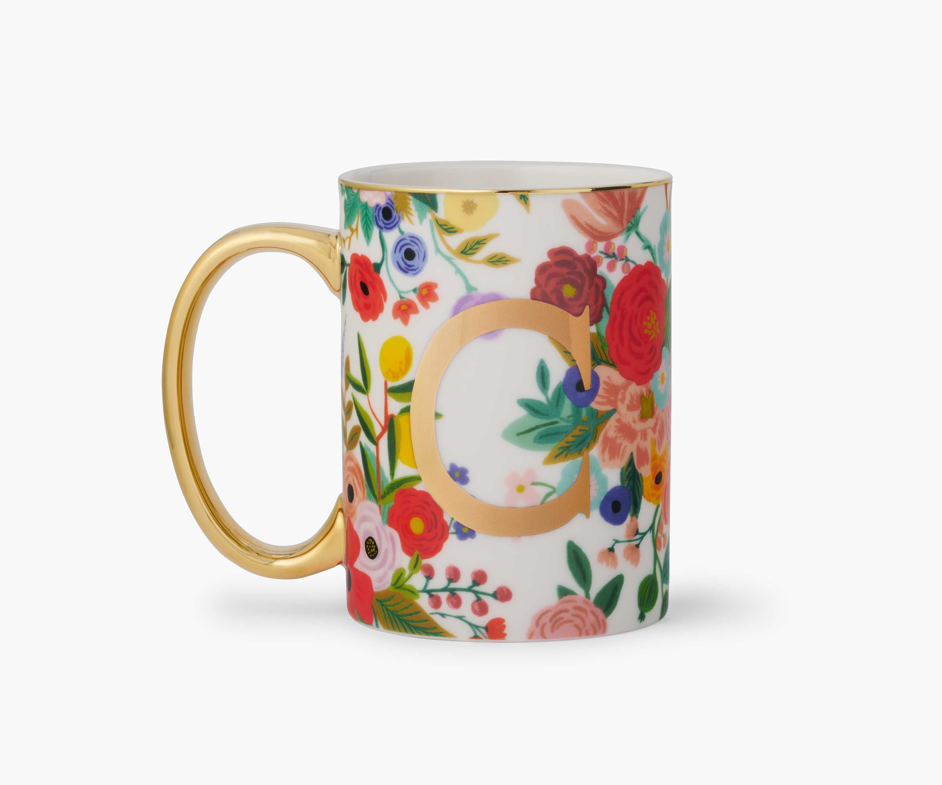 Porcelain Monogram Mug