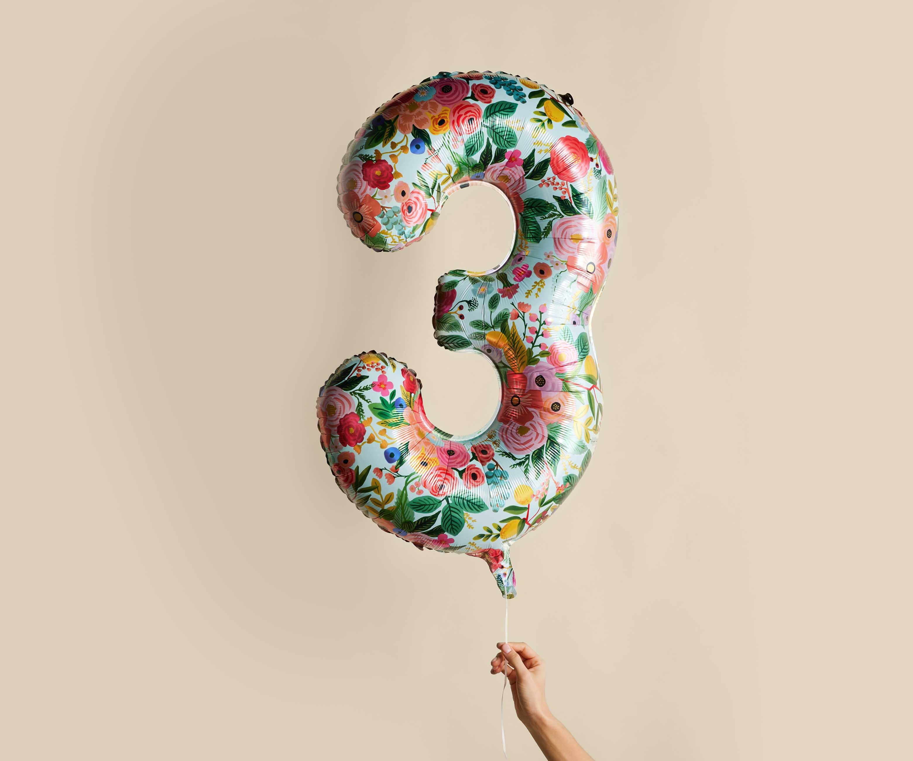 Numbered Foil Balloon