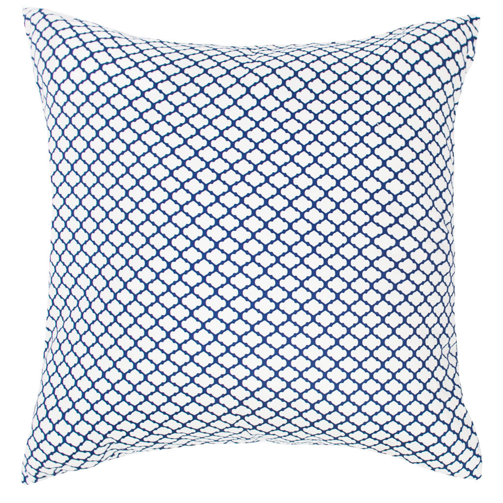 Blue Cloud Square Throw Pillow