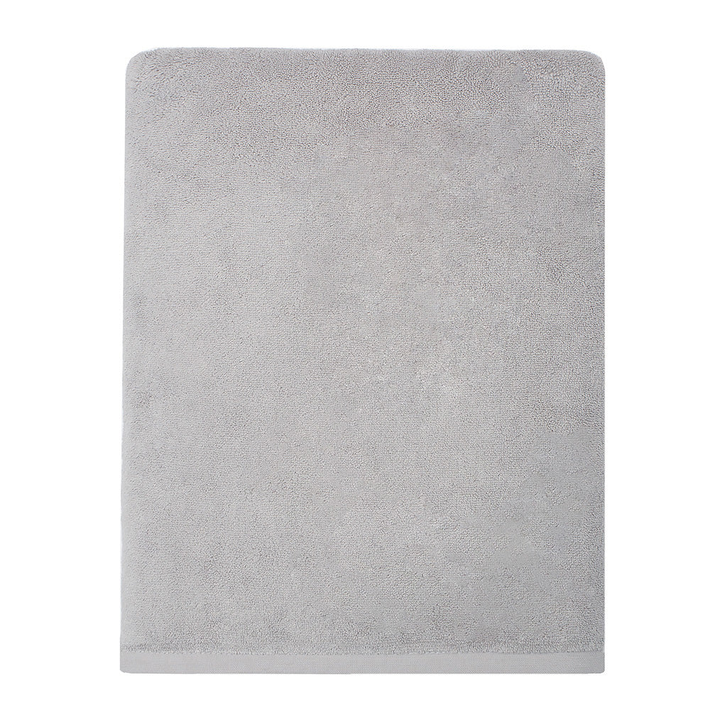 Plush Mist Grey Bath Sheet