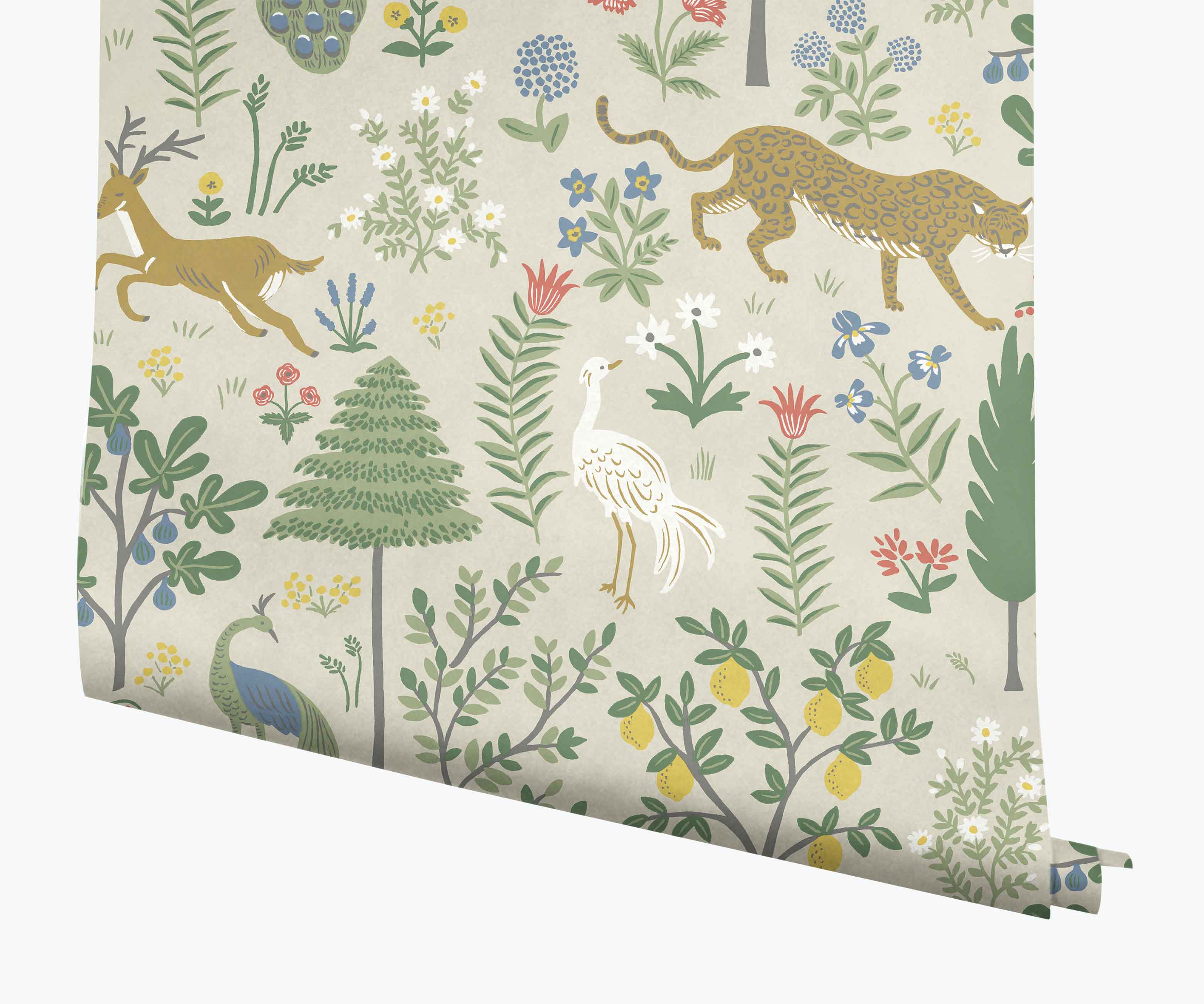 Menagerie Wallpaper - Cream