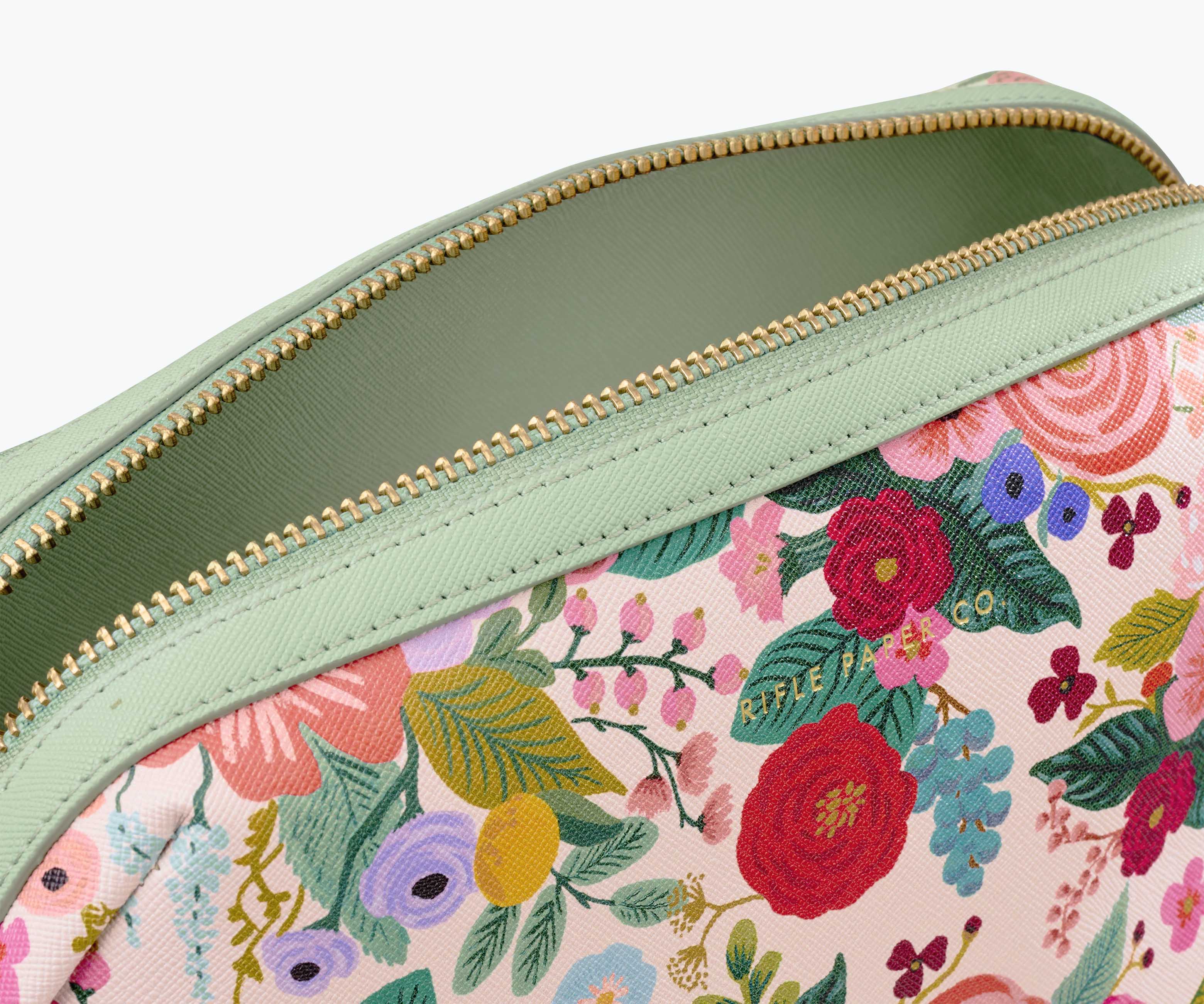 Large Cosmetic Pouch - Garden Party