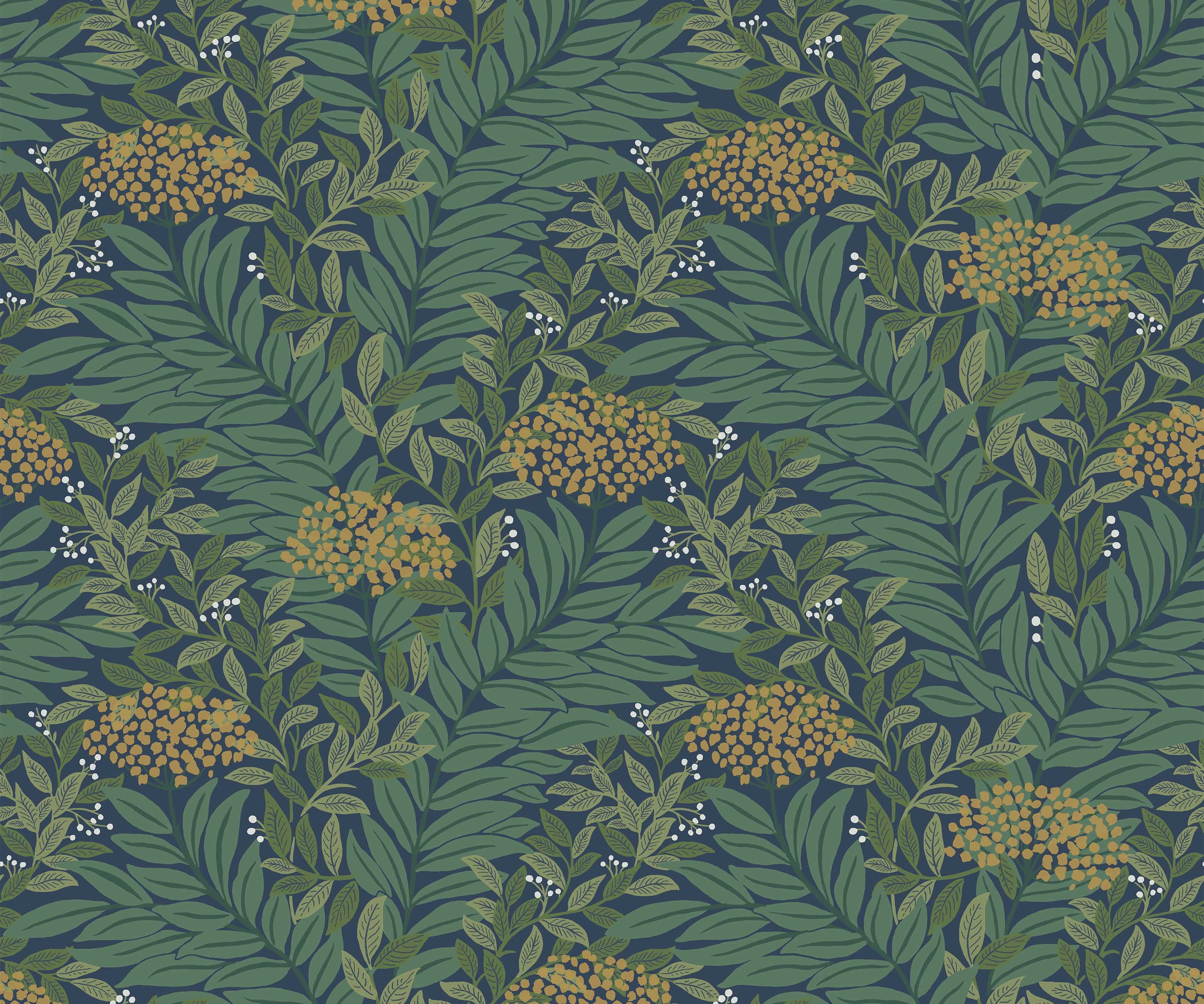 Highgrove Wallpaper - Navy