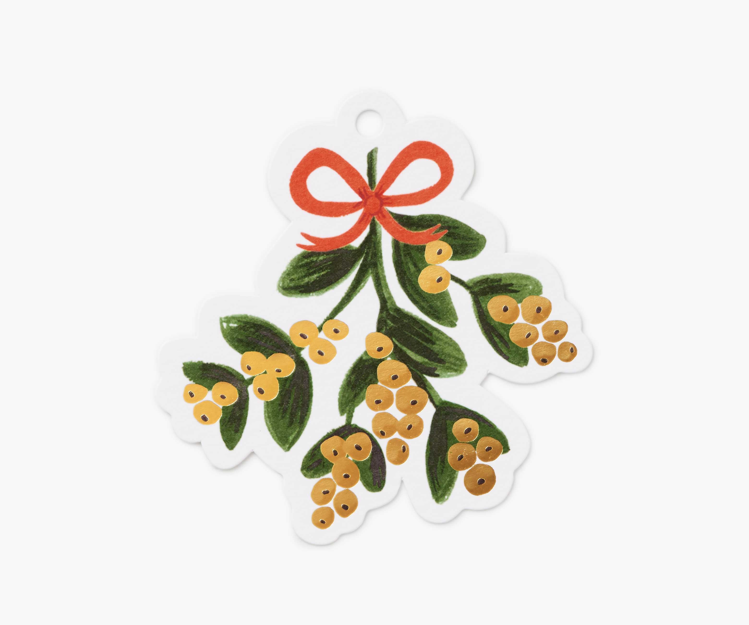 Holiday Gift Tags - Mistletoe