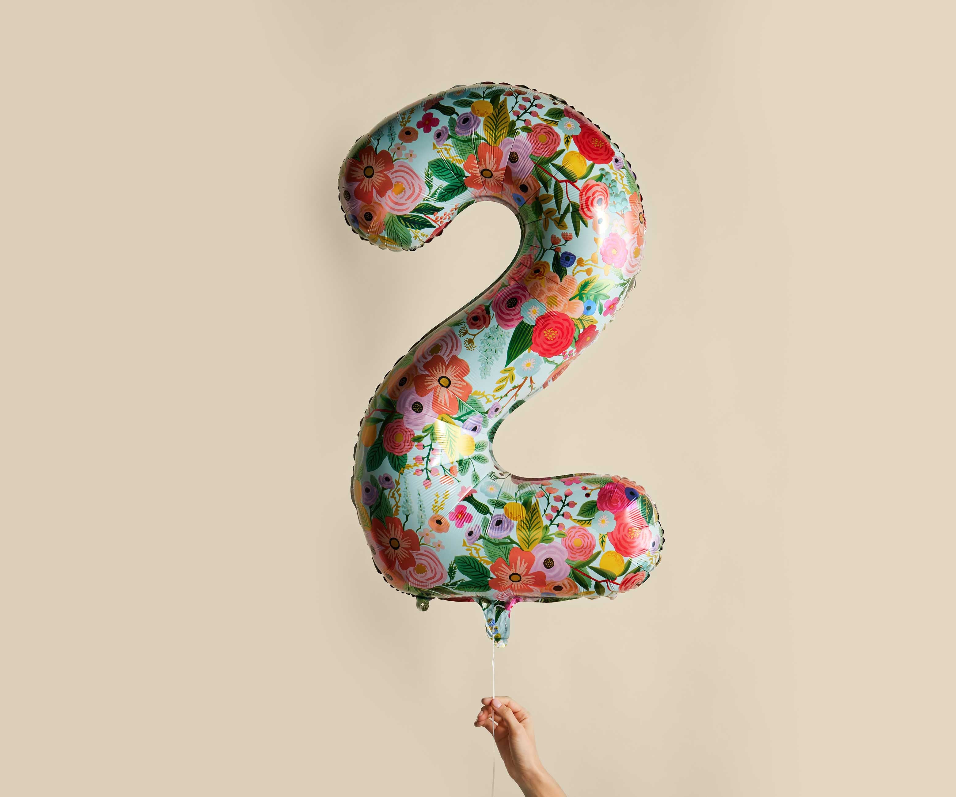 Numbered Foil Balloon