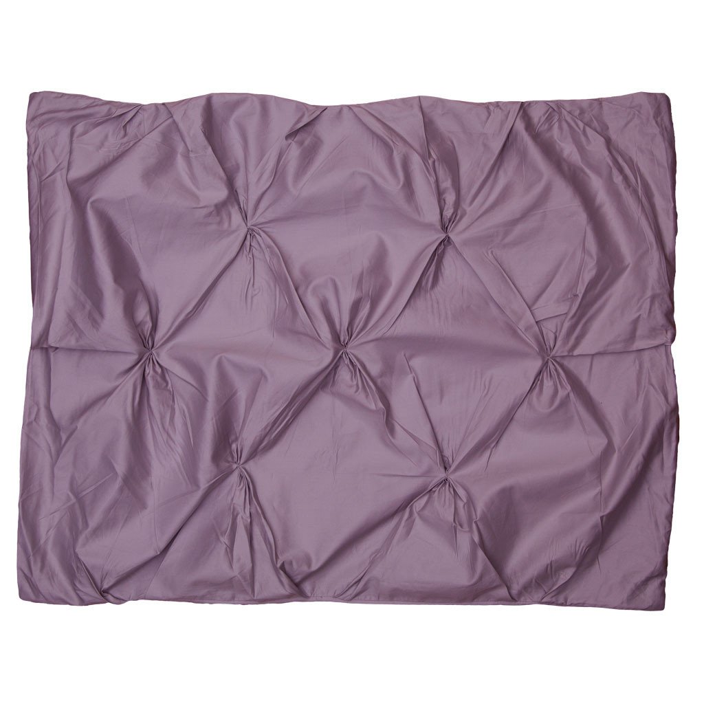 Plum Purple Valencia Pintuck Sham Pair