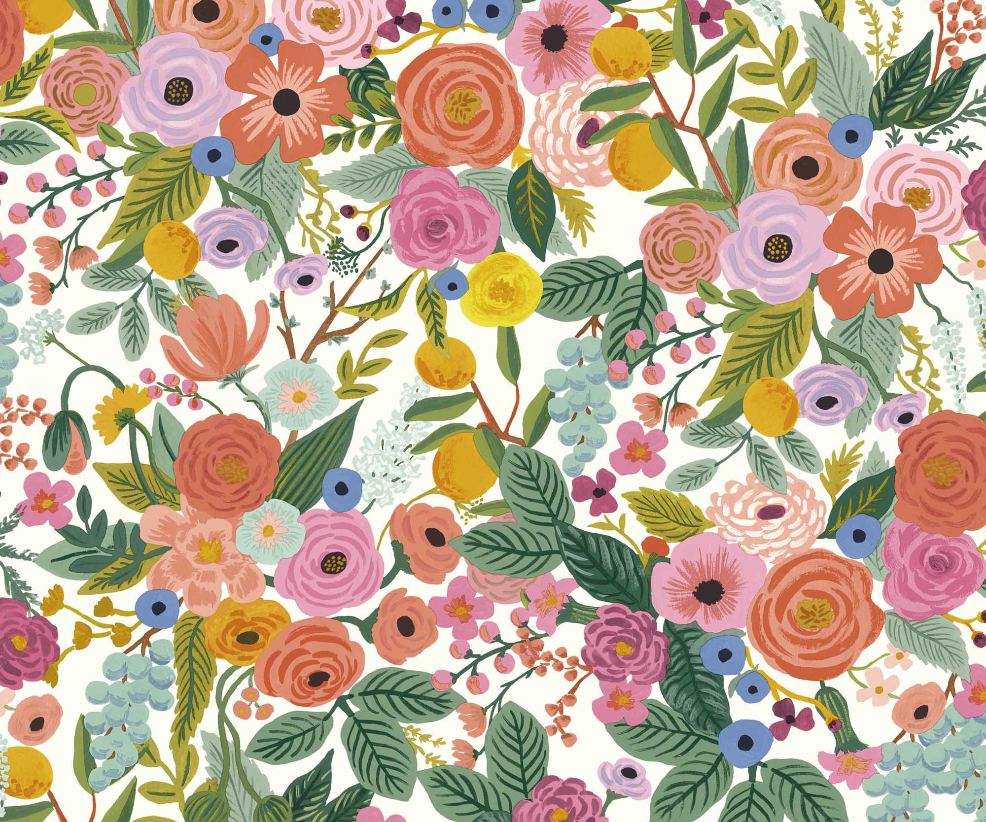 Garden Party Wallpaper - Rose Multi