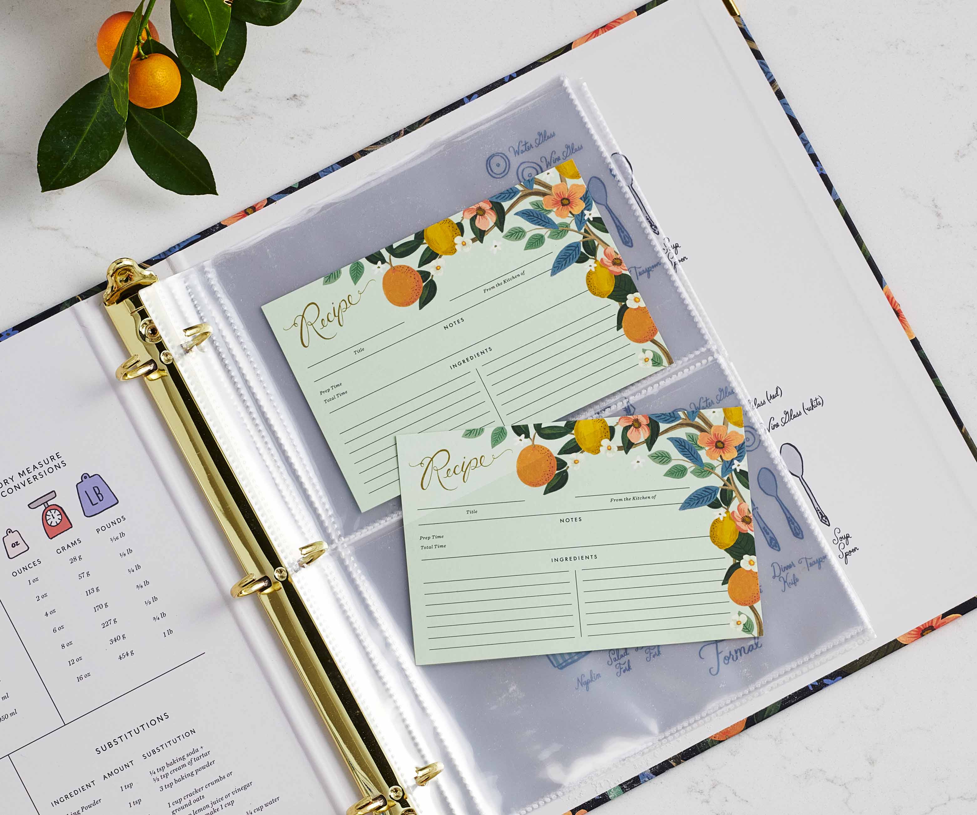 Recipe Cards - Citrus Grove