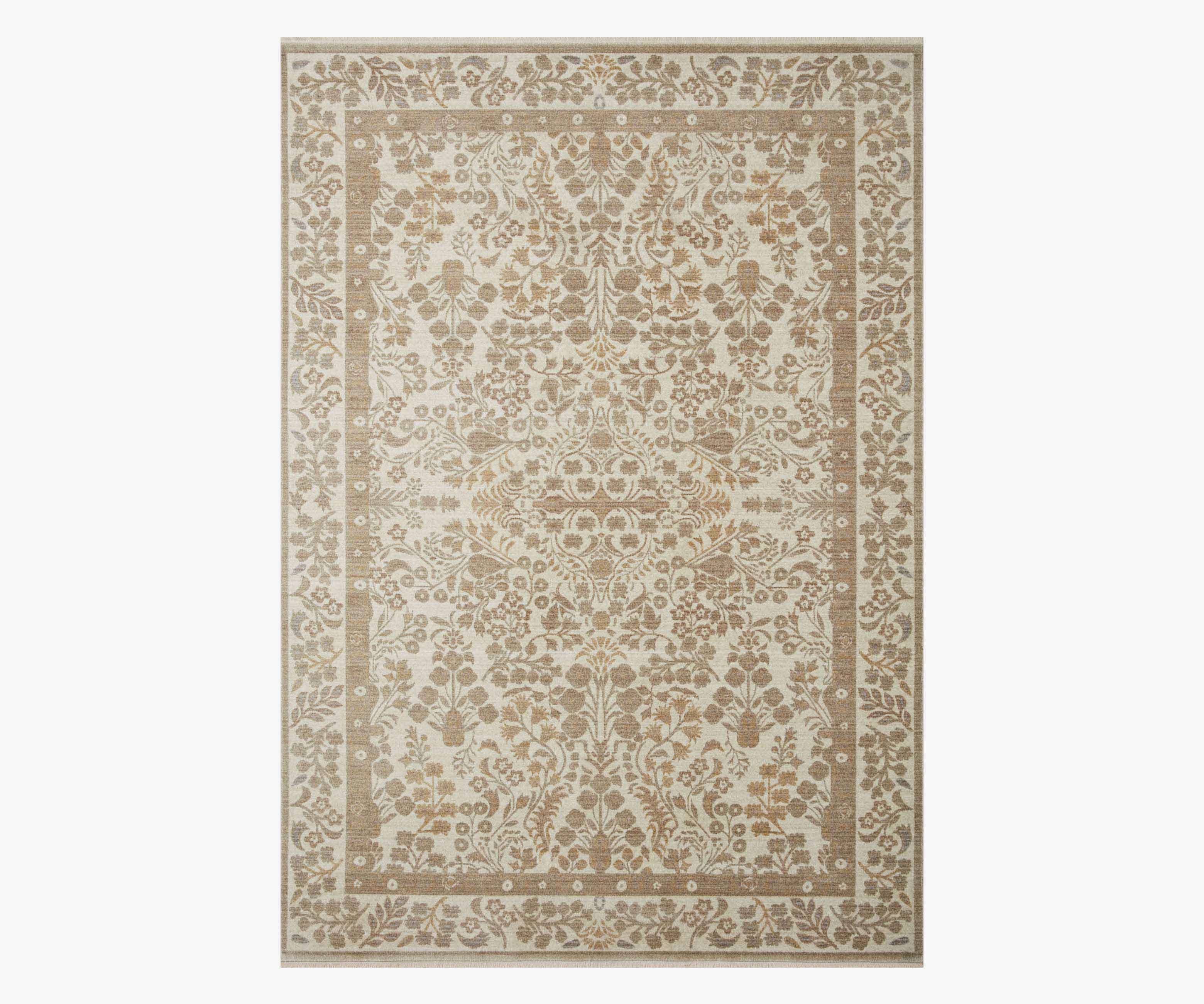 Holland Lotte Power-Loomed Rug - Khaki