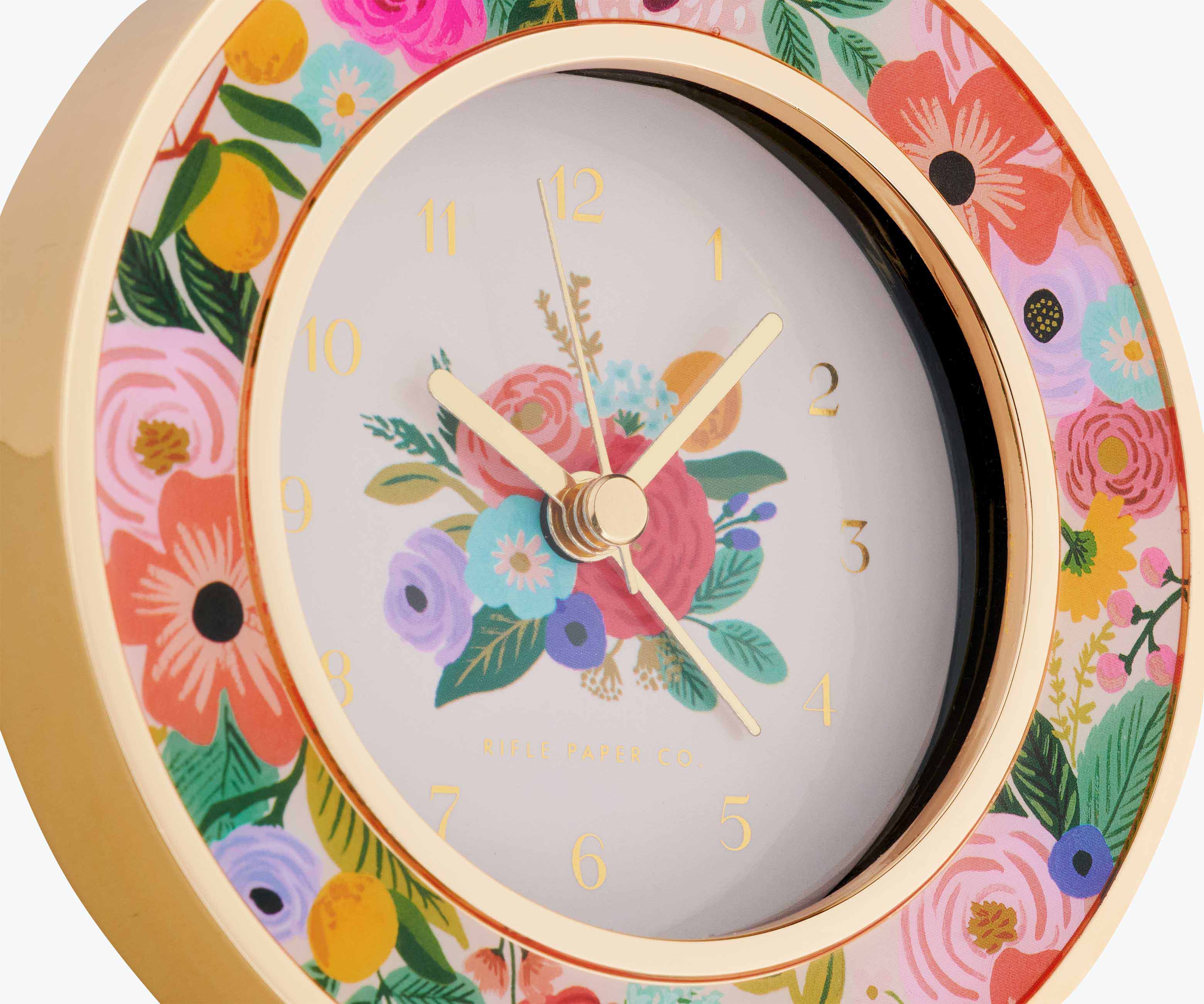 Desk Clock - Garden Party