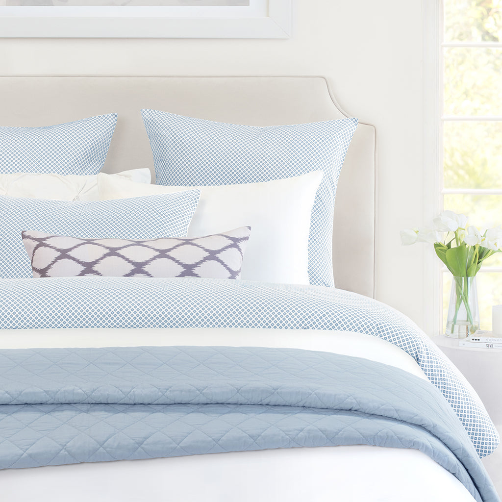 Edie French Blue Duvet Cover