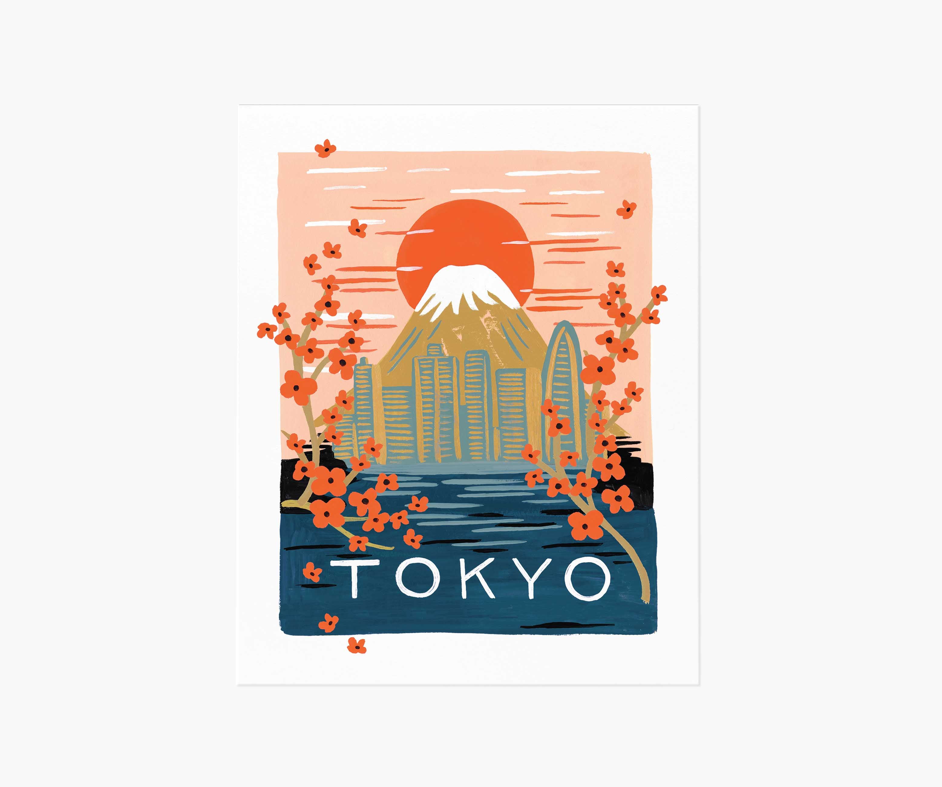 Bon Voyage Tokyo Art Print