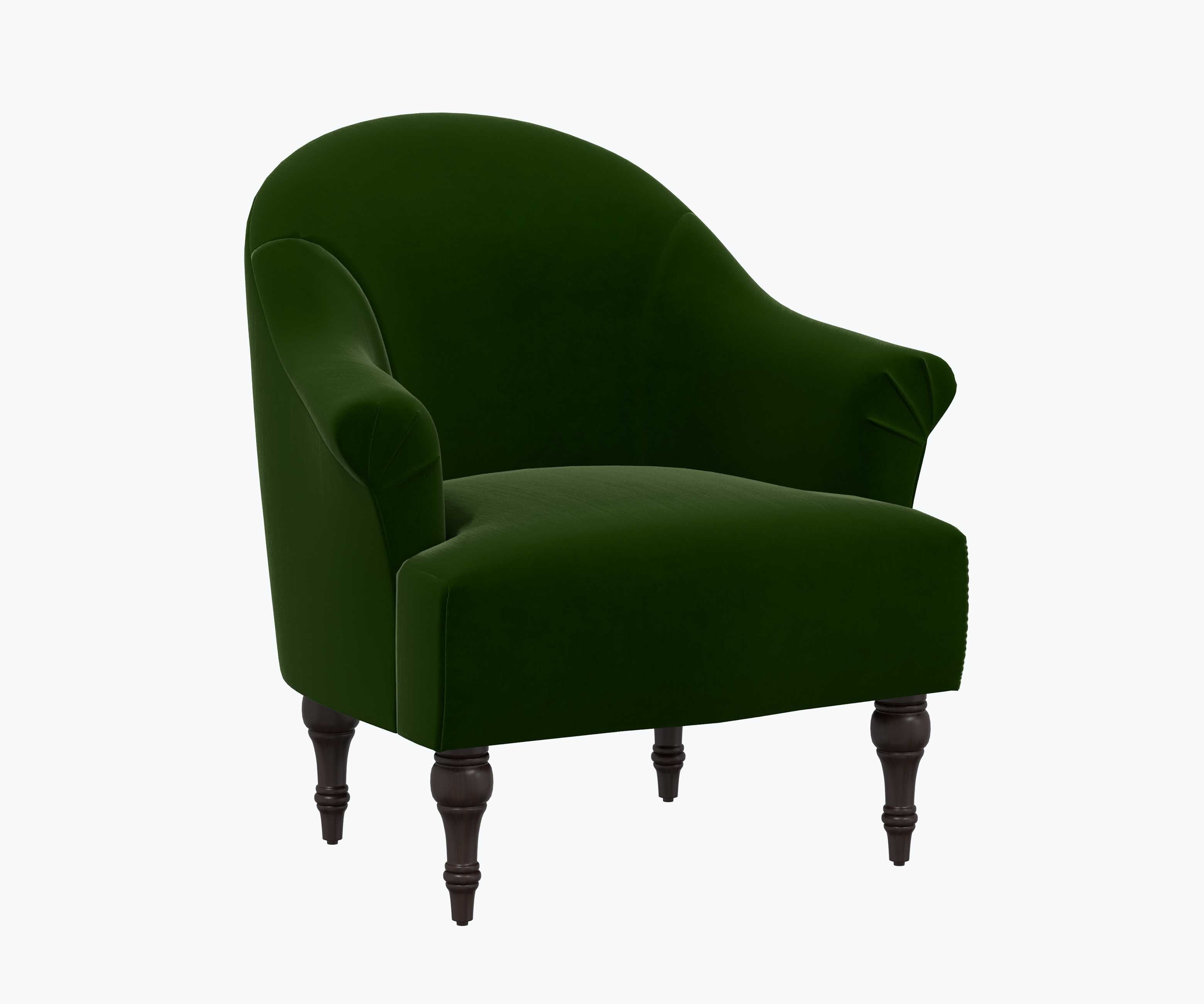 Gramercy Armchair - Emerald Velvet