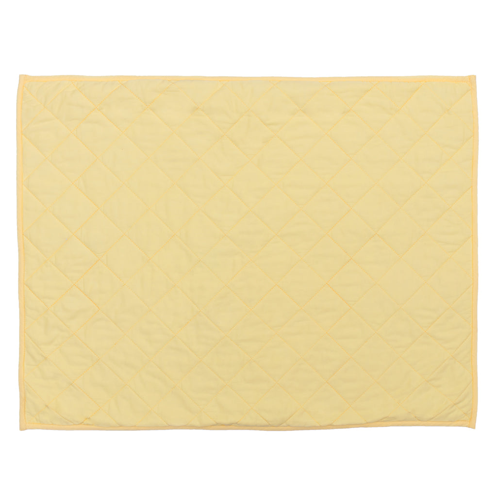 Yellow Diamond Quilt Sham Pair