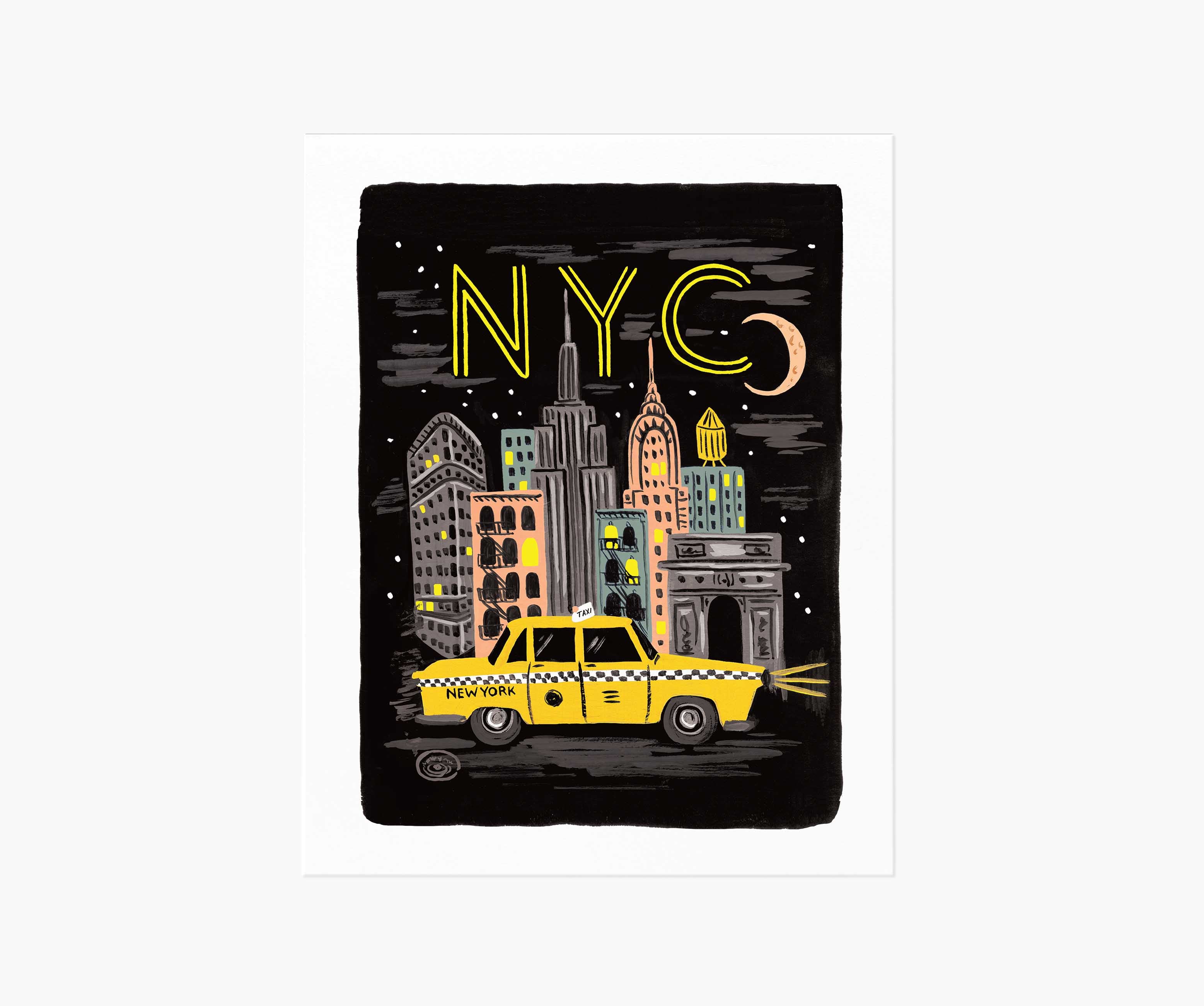 Bon Voyage NYC Art Print