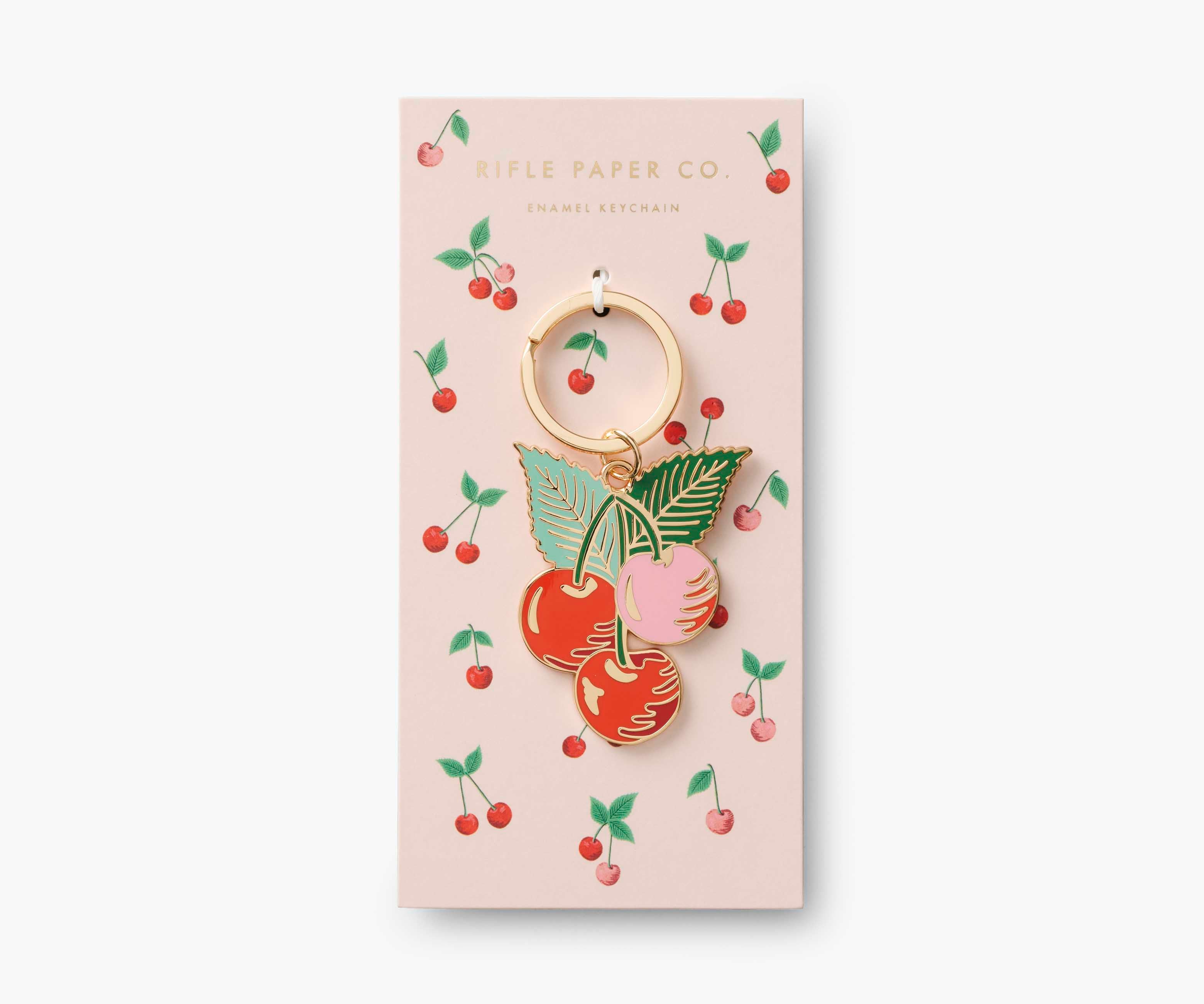 Enamel Keychain - Cherries