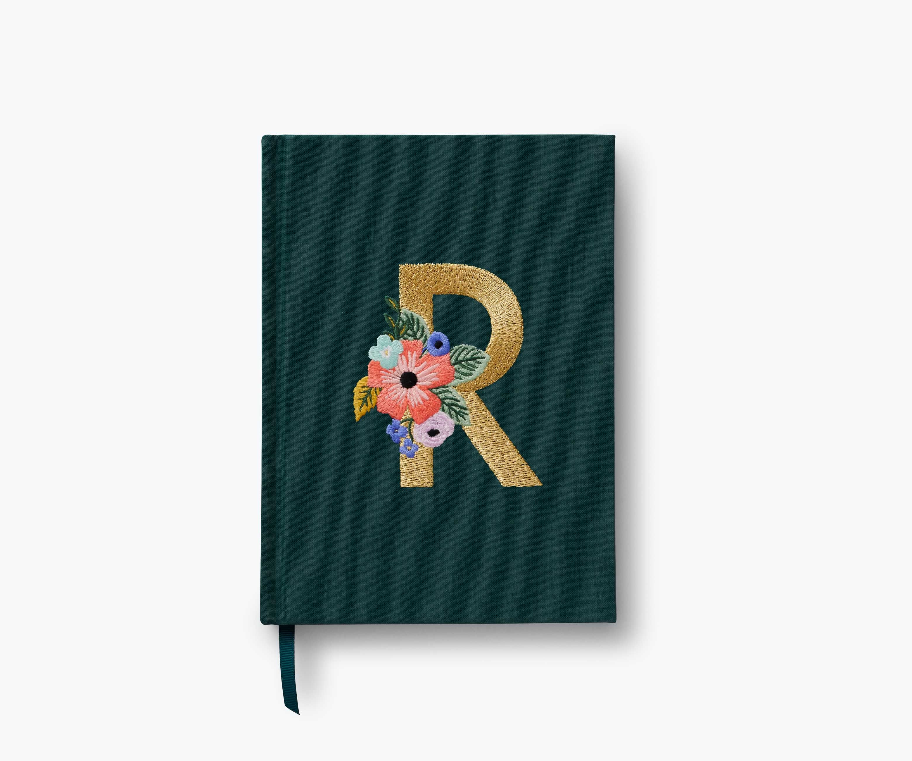 Embroidered Monogram Journal