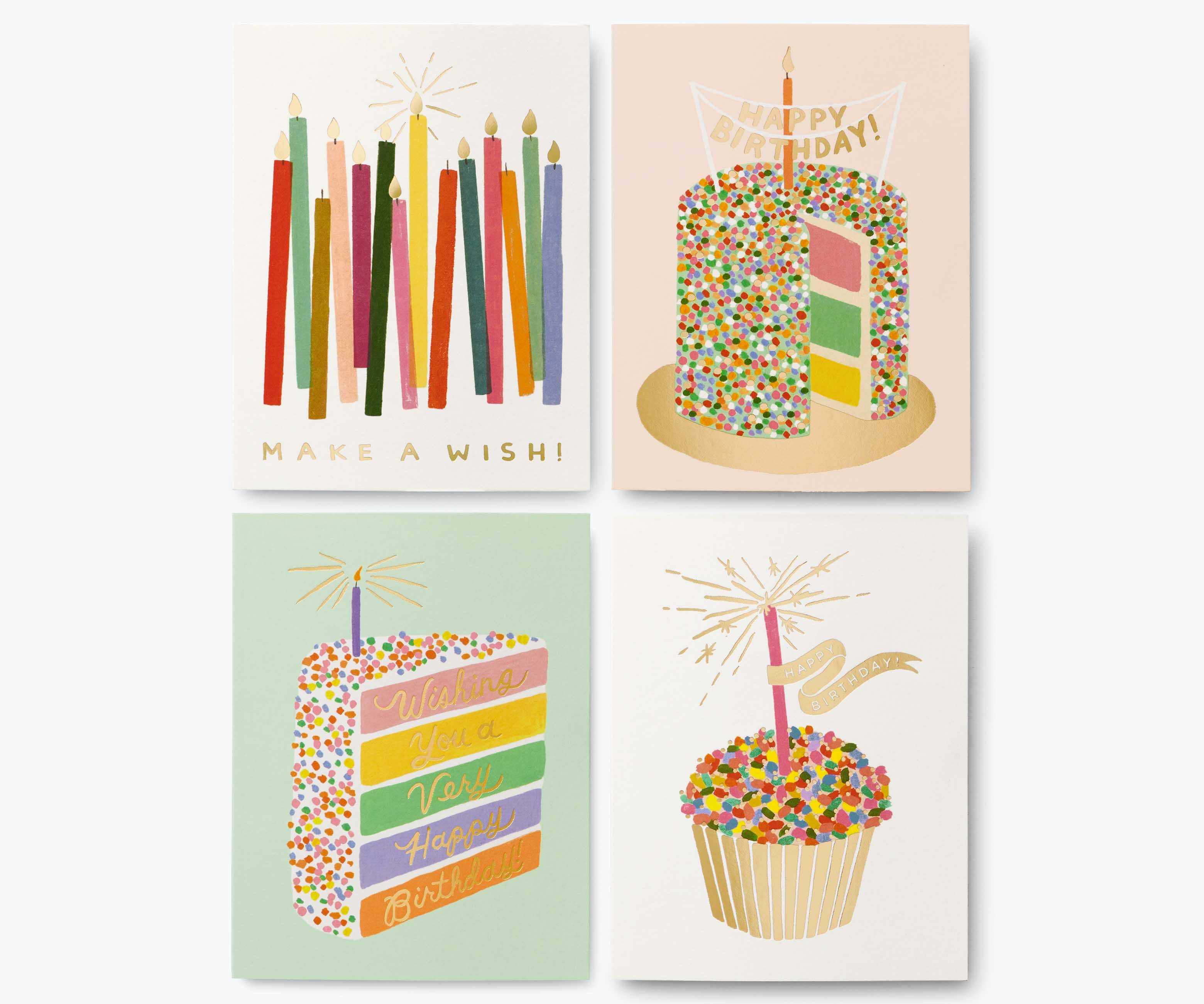 Keepsake Card Box - Birthday Candles